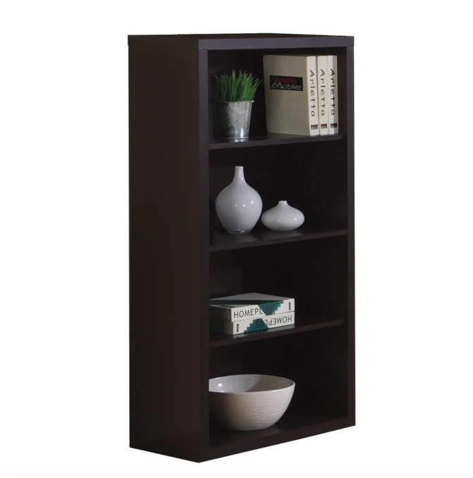 26" Ladder Style Desk with Fold-Up Desk Top in Cappuccino Finish - Image 2