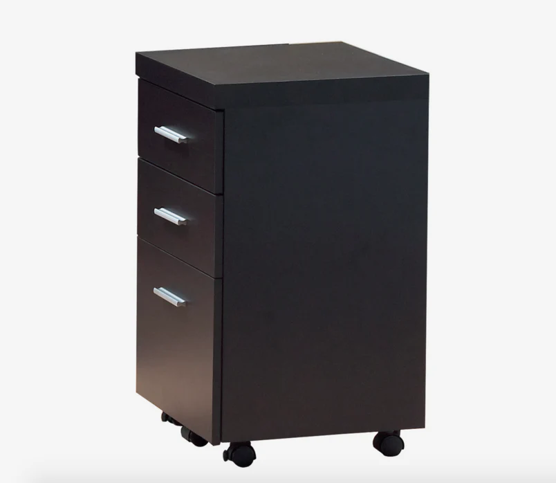 26" Ladder Style Desk with Fold-Up Desk Top in Cappuccino Finish - Image 3