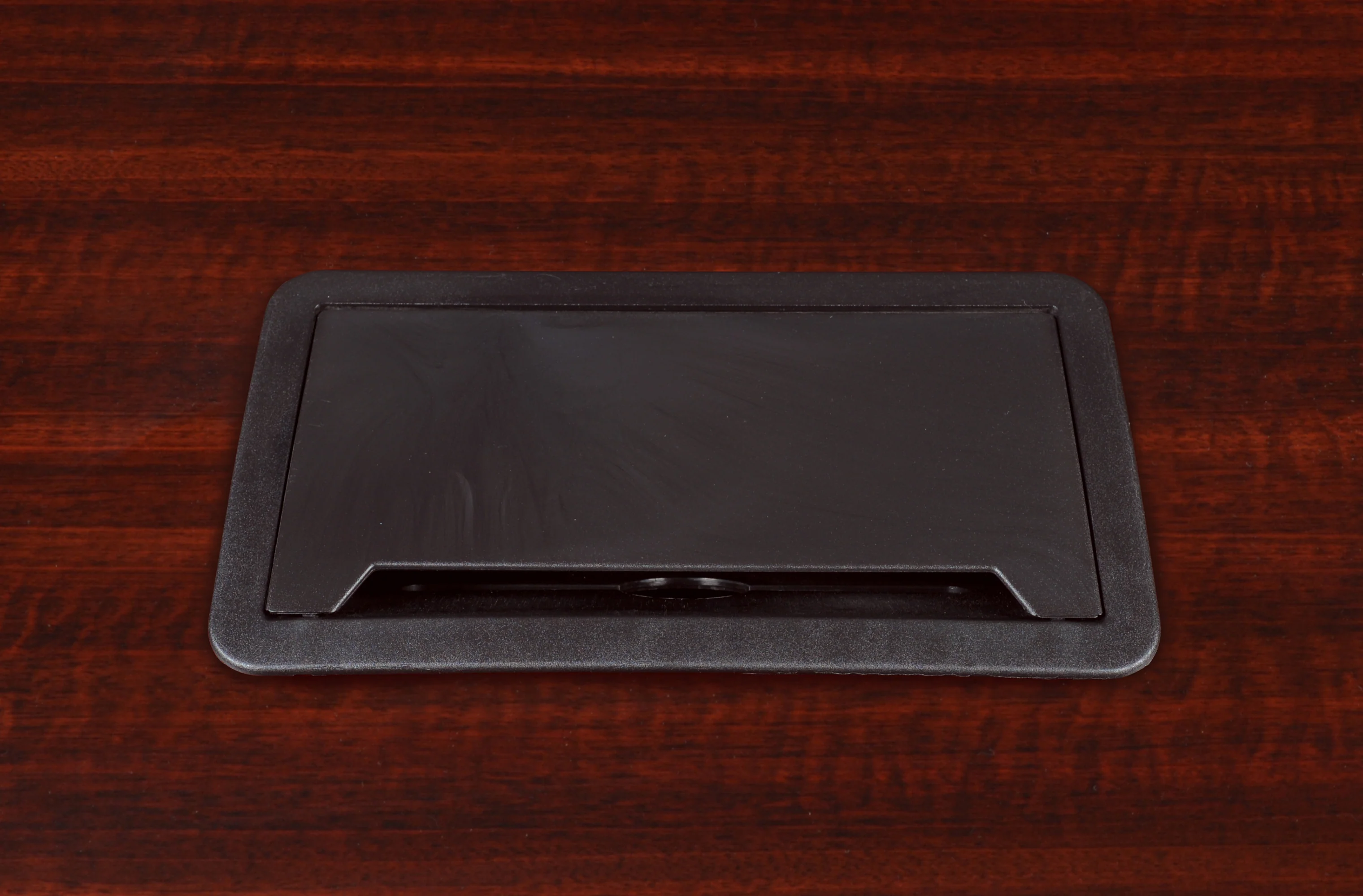 288" (24 Foot) Modular Conference Table with 4 Power Data Ports in Mahogany - Image 3