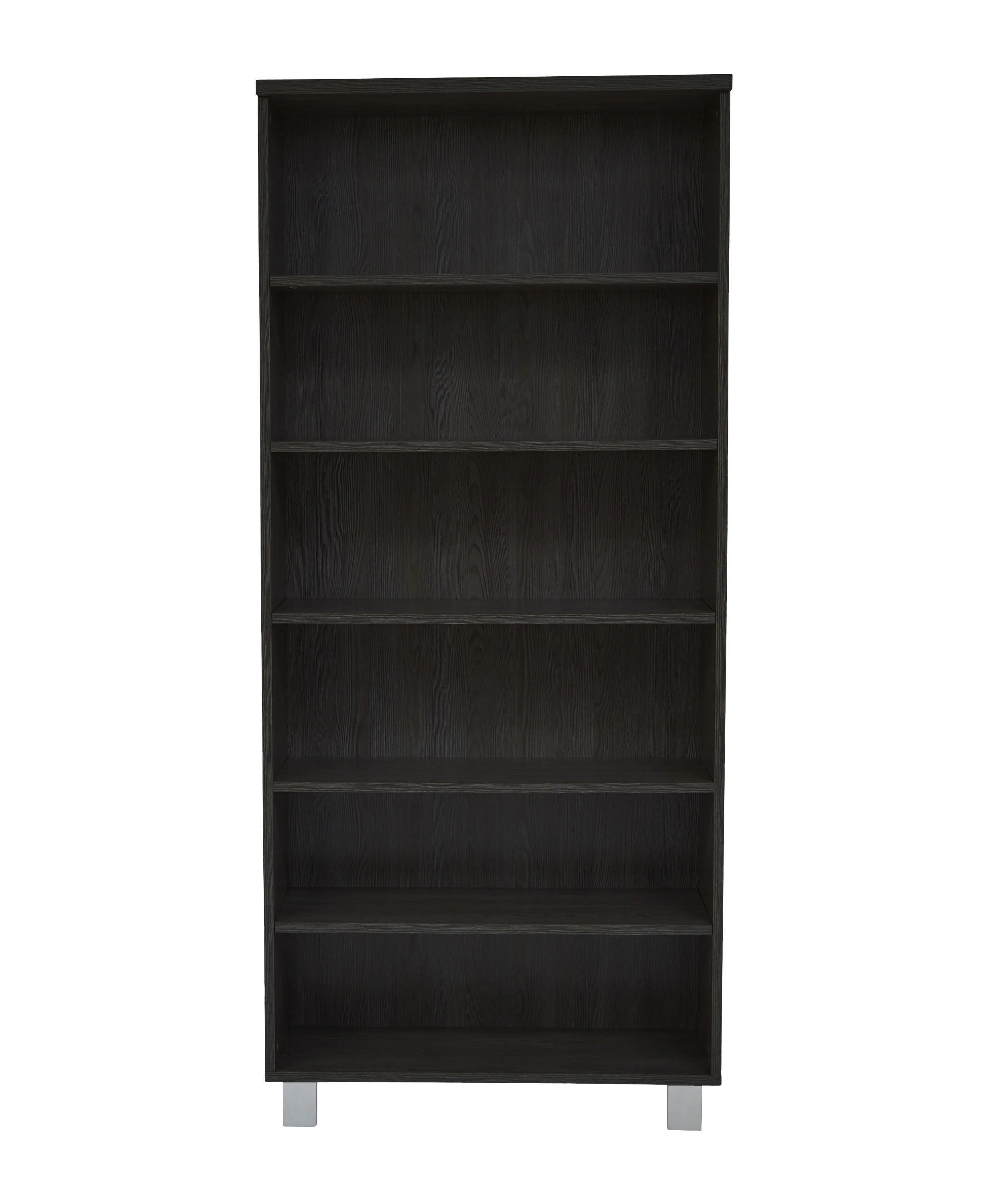 31.5" x 71.5" Espresso Bookcase with Steel Adjustable Legs - Image 4