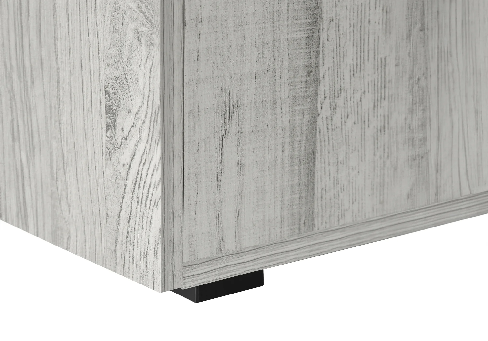 47" Grey Floating Desktop Workstation with Storage - Image 8