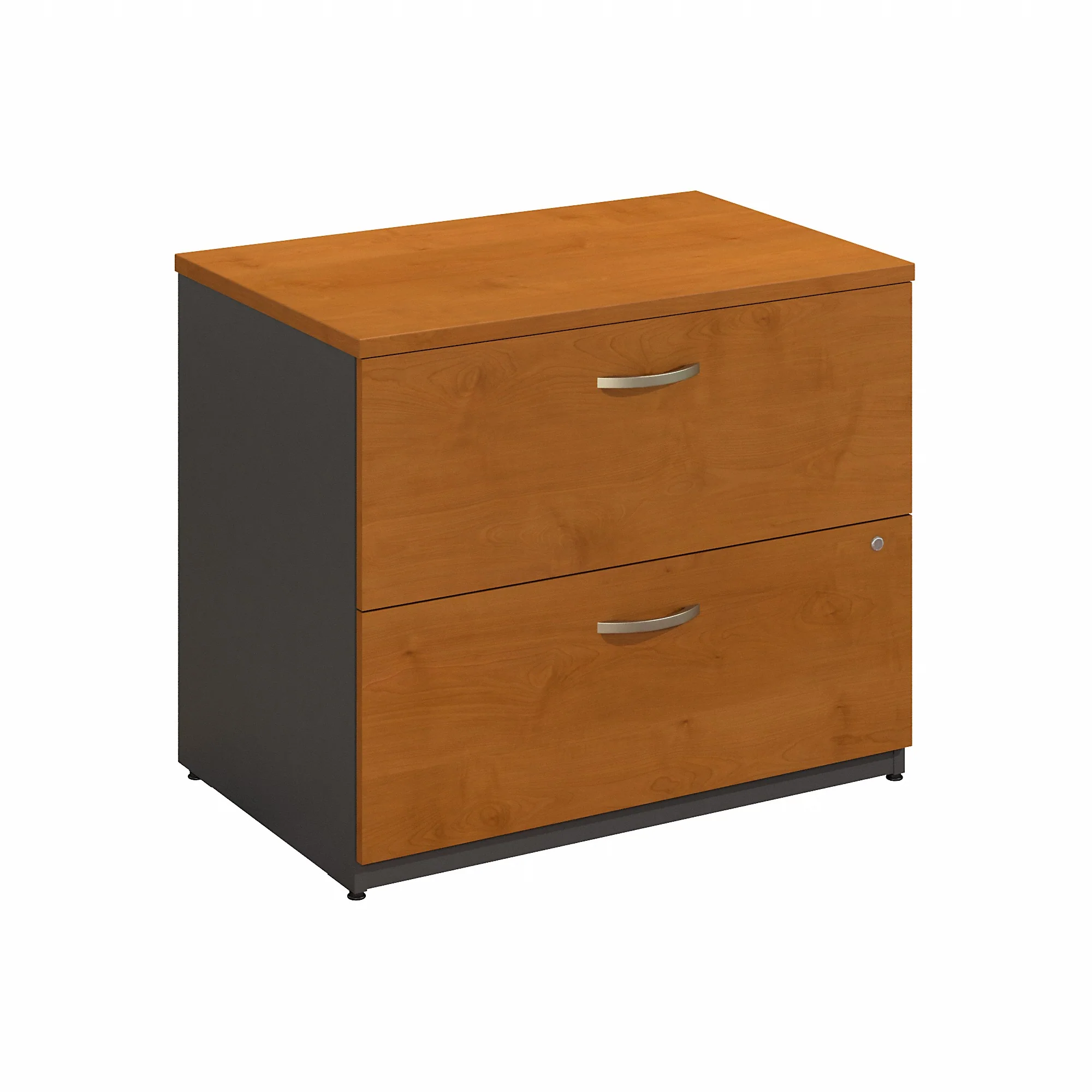 36" Petite Desk in Natural Cherry and Slate - Image 3