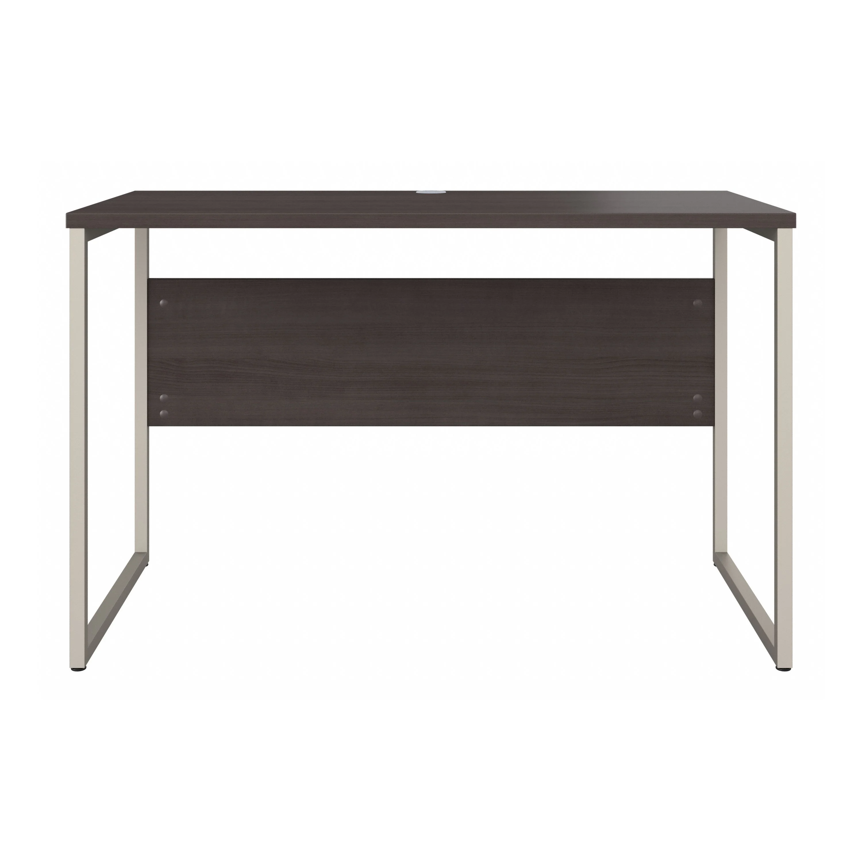 48" Modern Office Desk with Metal Legs in Storm Gray - Image 5