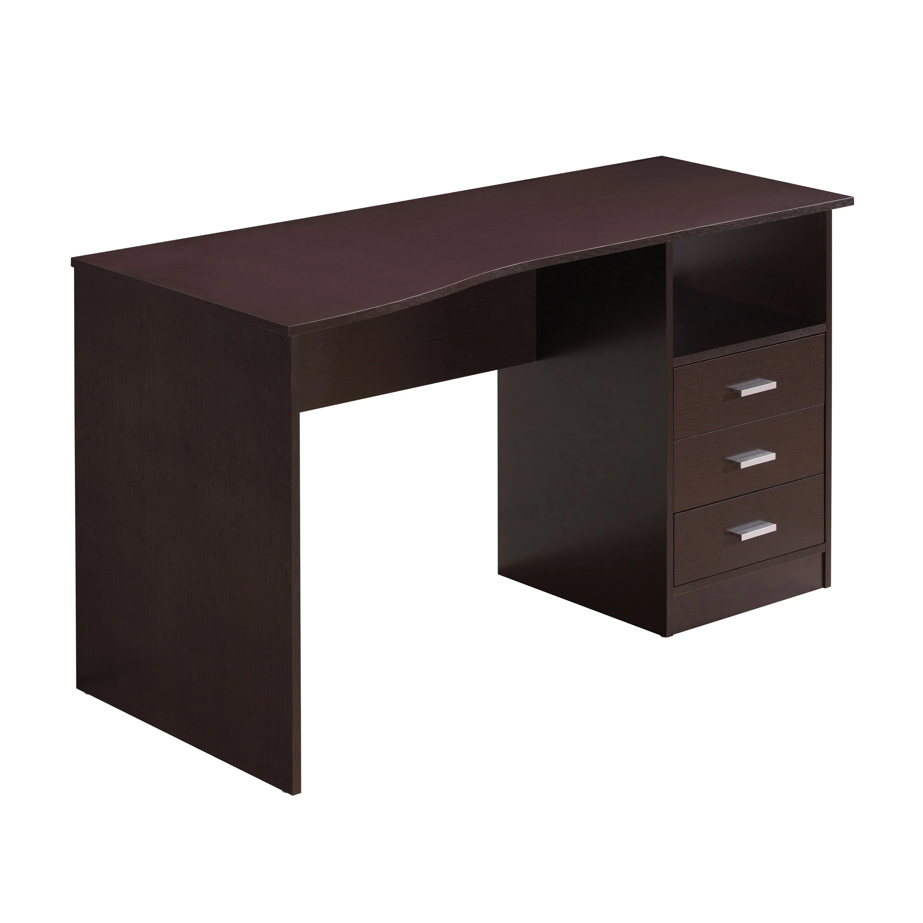 51" Modern Desk in Wenge Woodgrain - Image 3