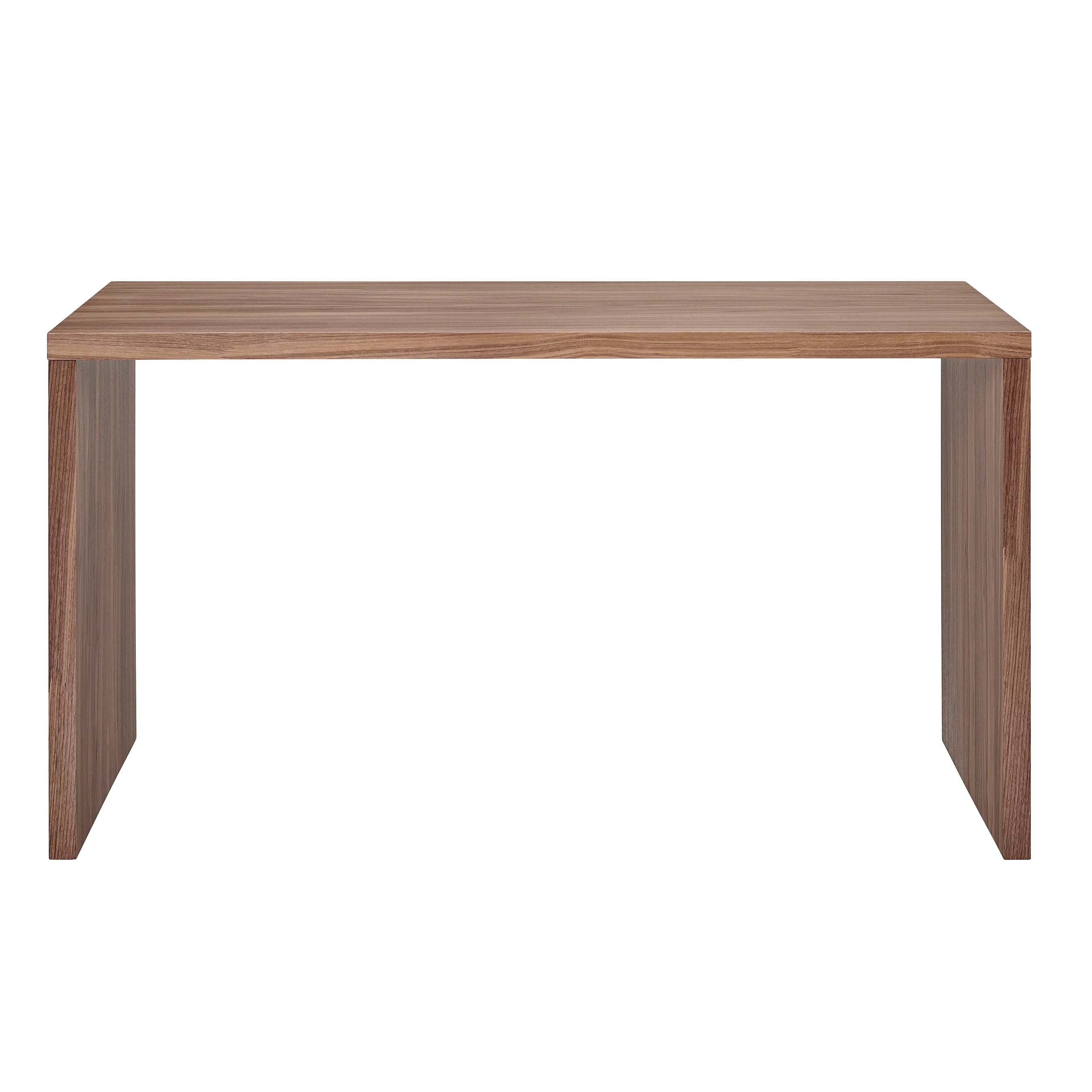 55" Walnut Modular Desk with Multiple Configurations - Image 3