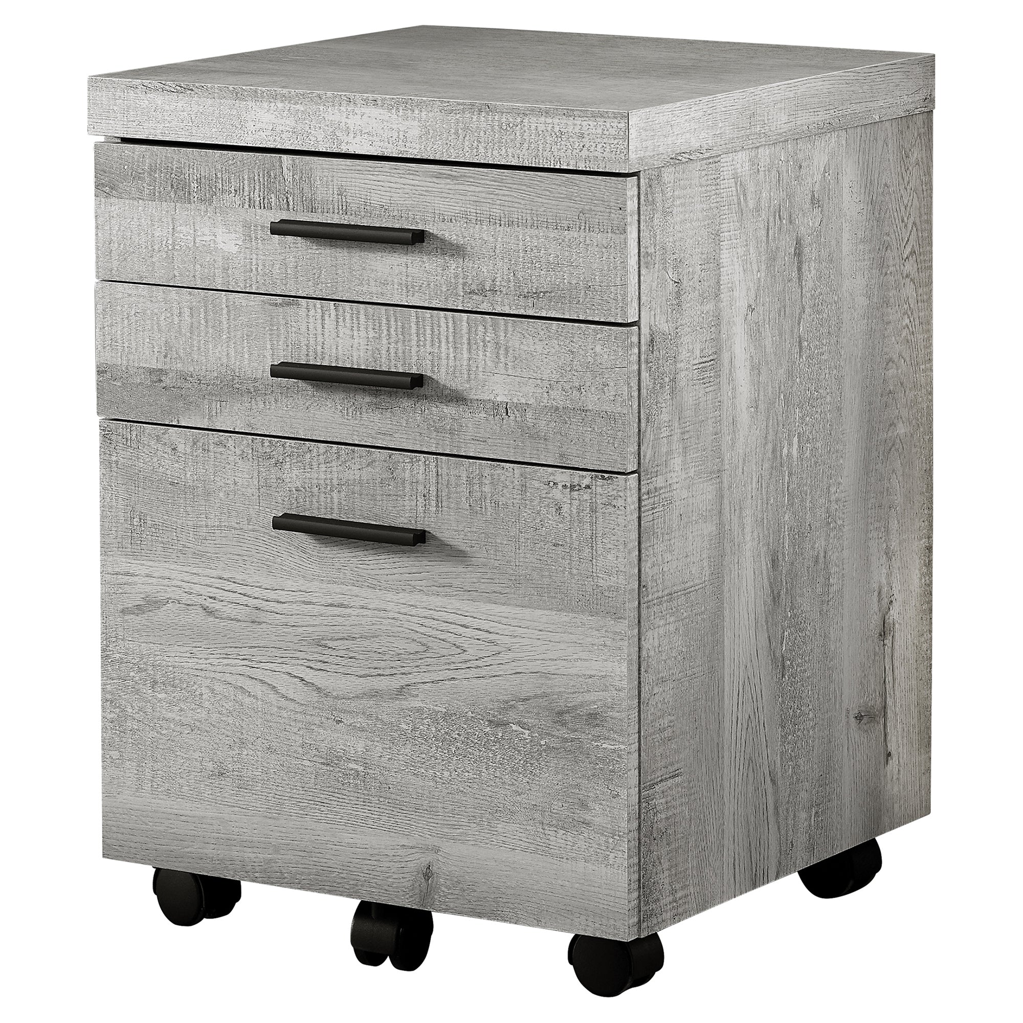 Classic Gray Woodgrain L-Shaped 60" Computer Desk - Image 5