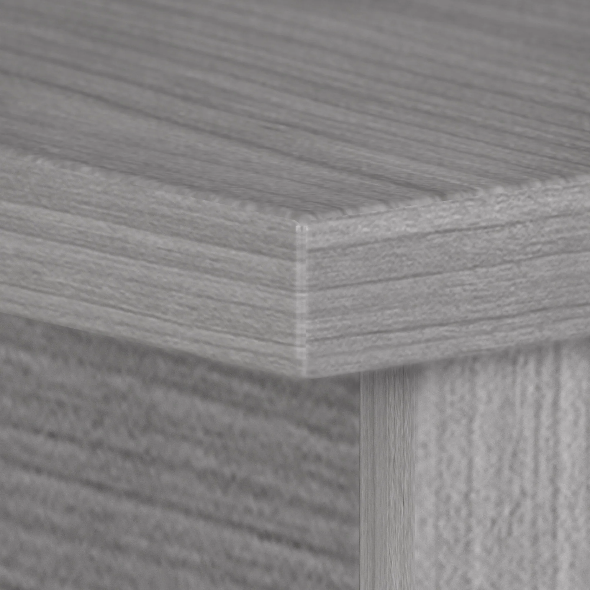 60" Modern Office Desk with Privacy Panel in Platinum Gray - Image 3