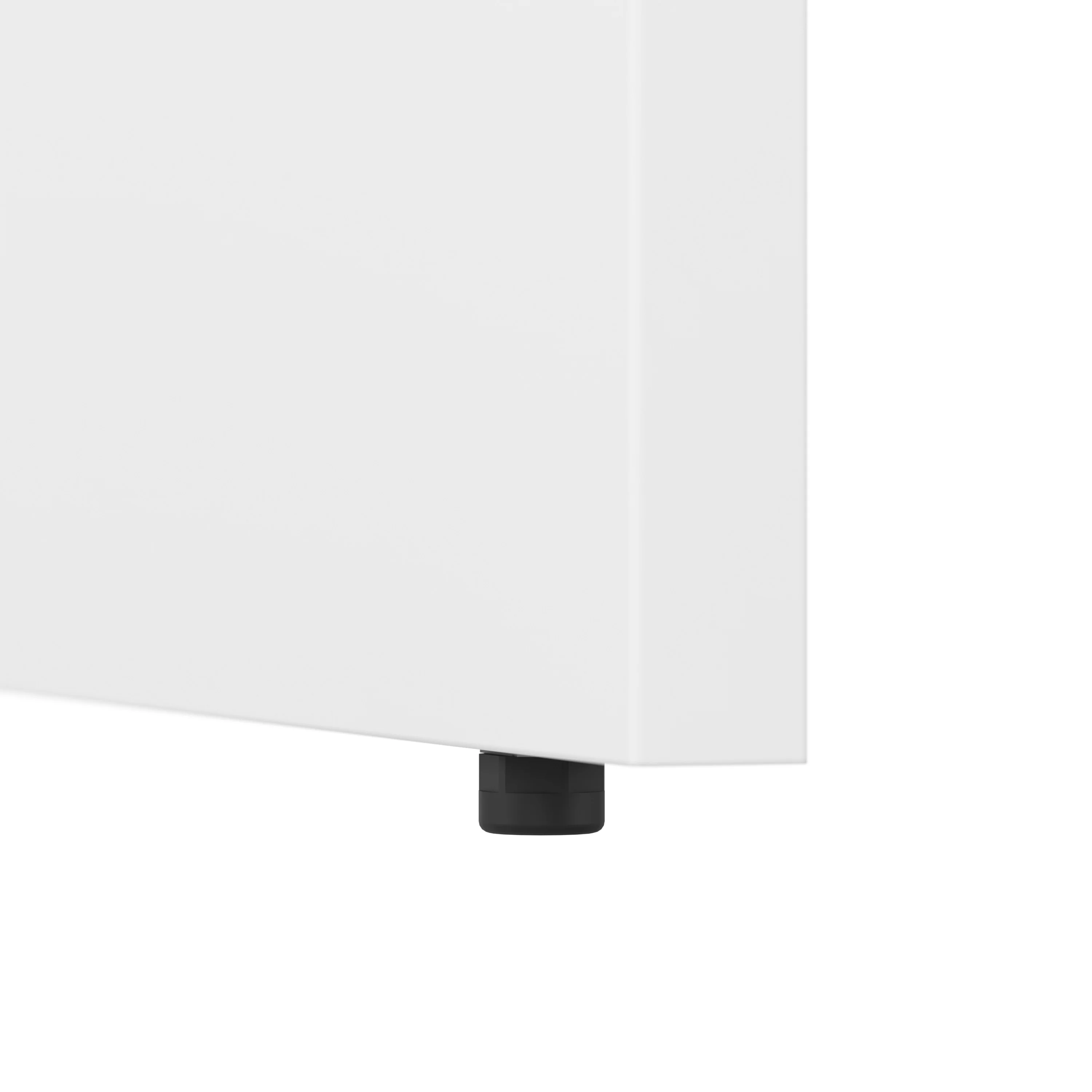 60" Modern Office Desk with Privacy Panel in White - Image 4
