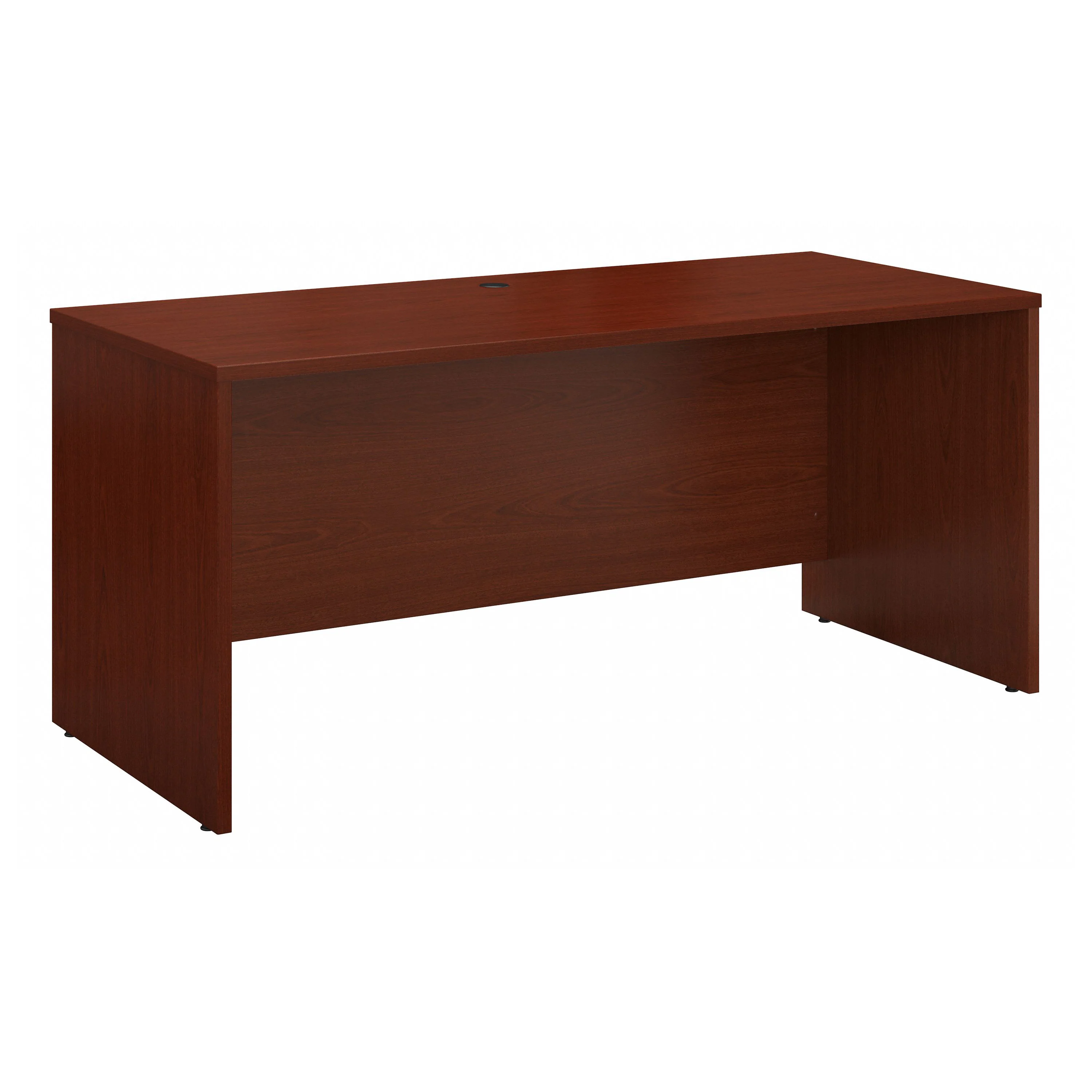 60" Narrow Executive Office Desk in Mahogany - Image 2