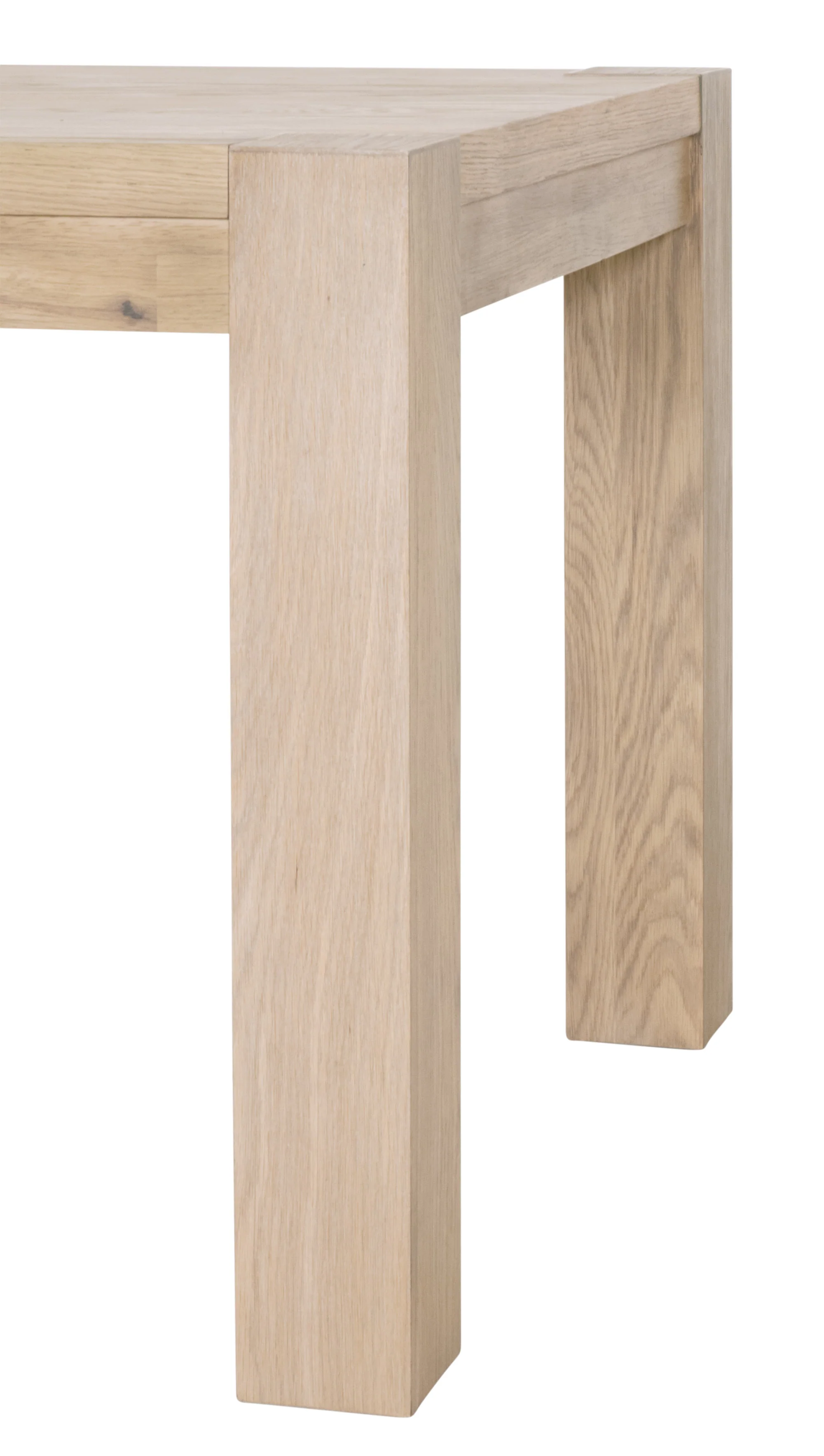 71" - 102.5" Extendable Light Oak Table - Image 4
