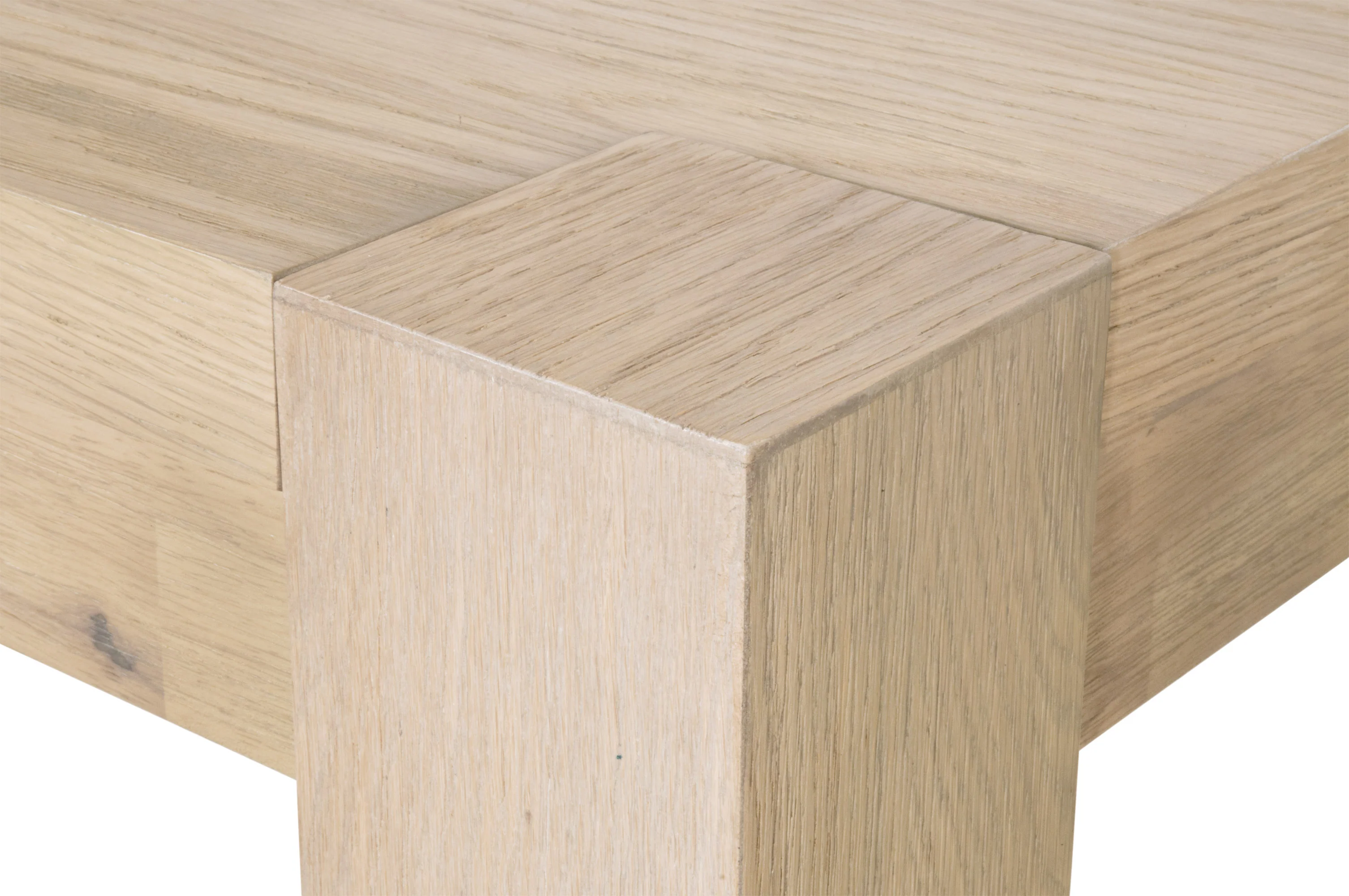 71" - 102.5" Extendable Light Oak Table - Image 5