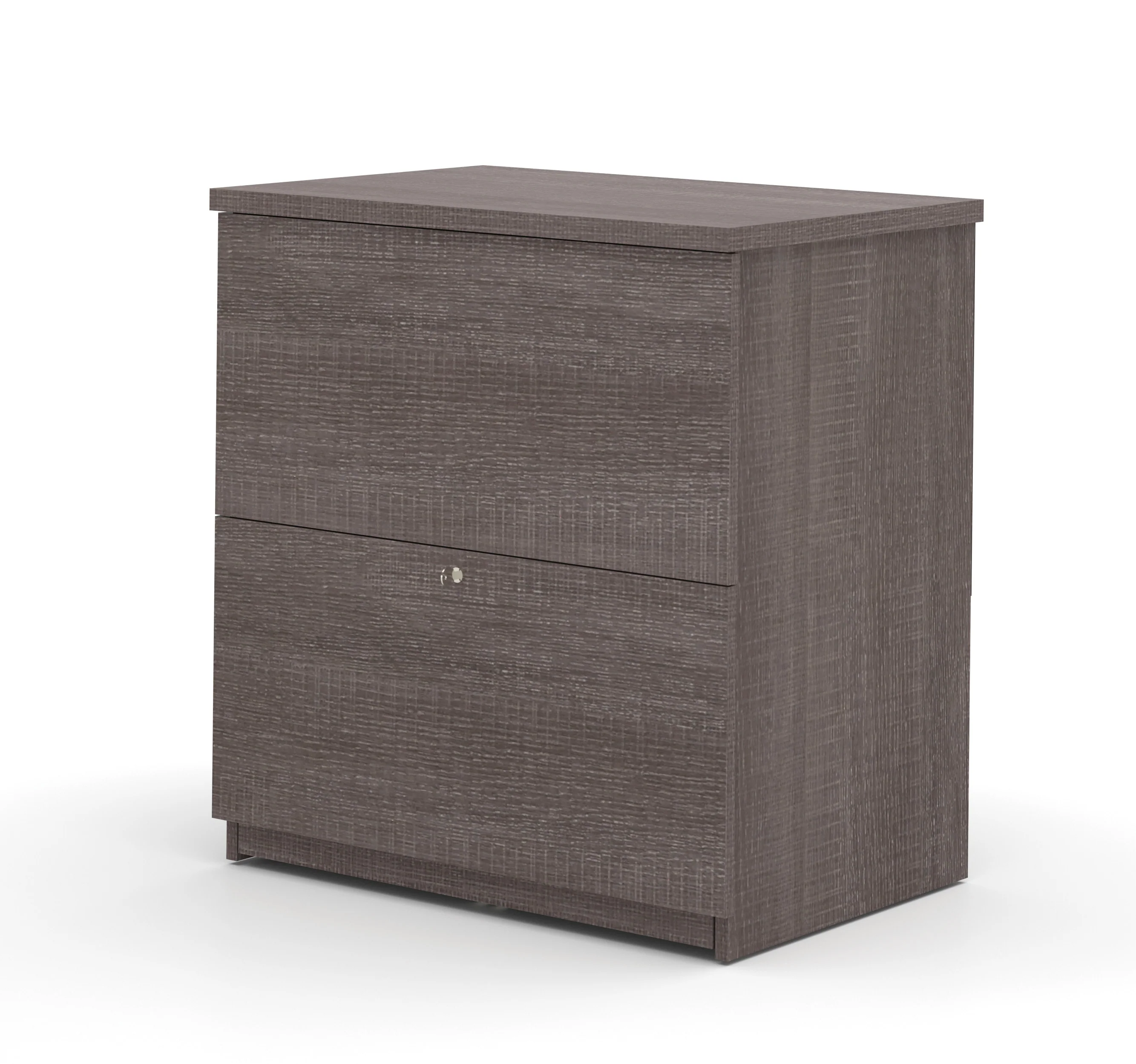71" Executive Desk in Bark Gray and Slate - Image 6