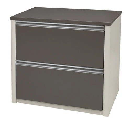 71" Double Pedestal Executive Desk in Slate & Sandstone - Image 3