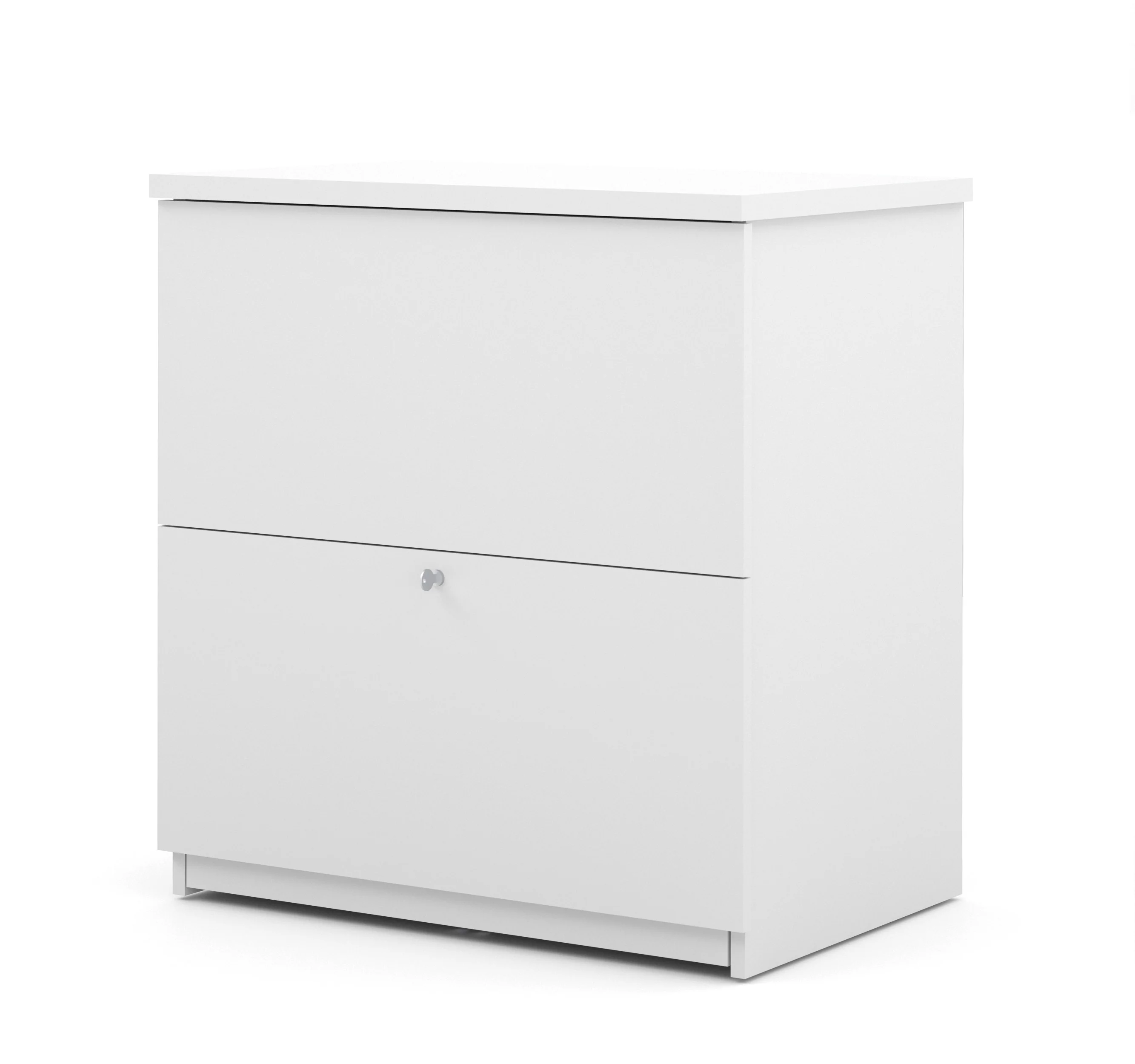 71" White & Walnut Gray Premium Executive Desk - Image 5