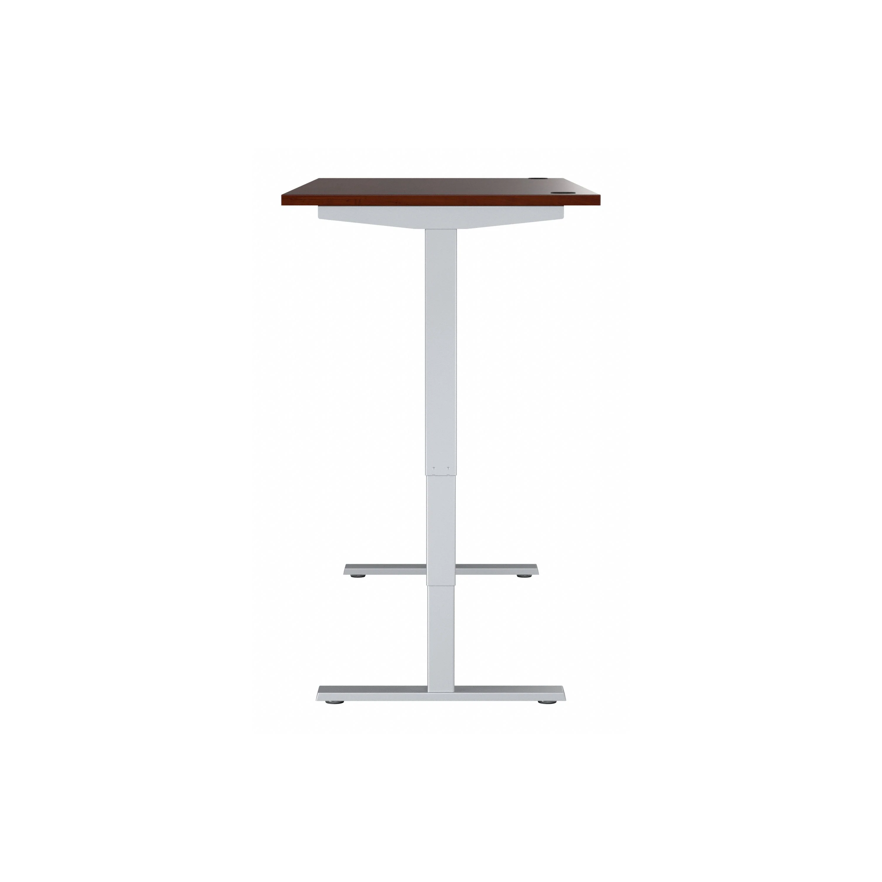 72" Large Modern Adjustable Standing Office Desk in Hansen Cherry with Metallic Base - Image 6