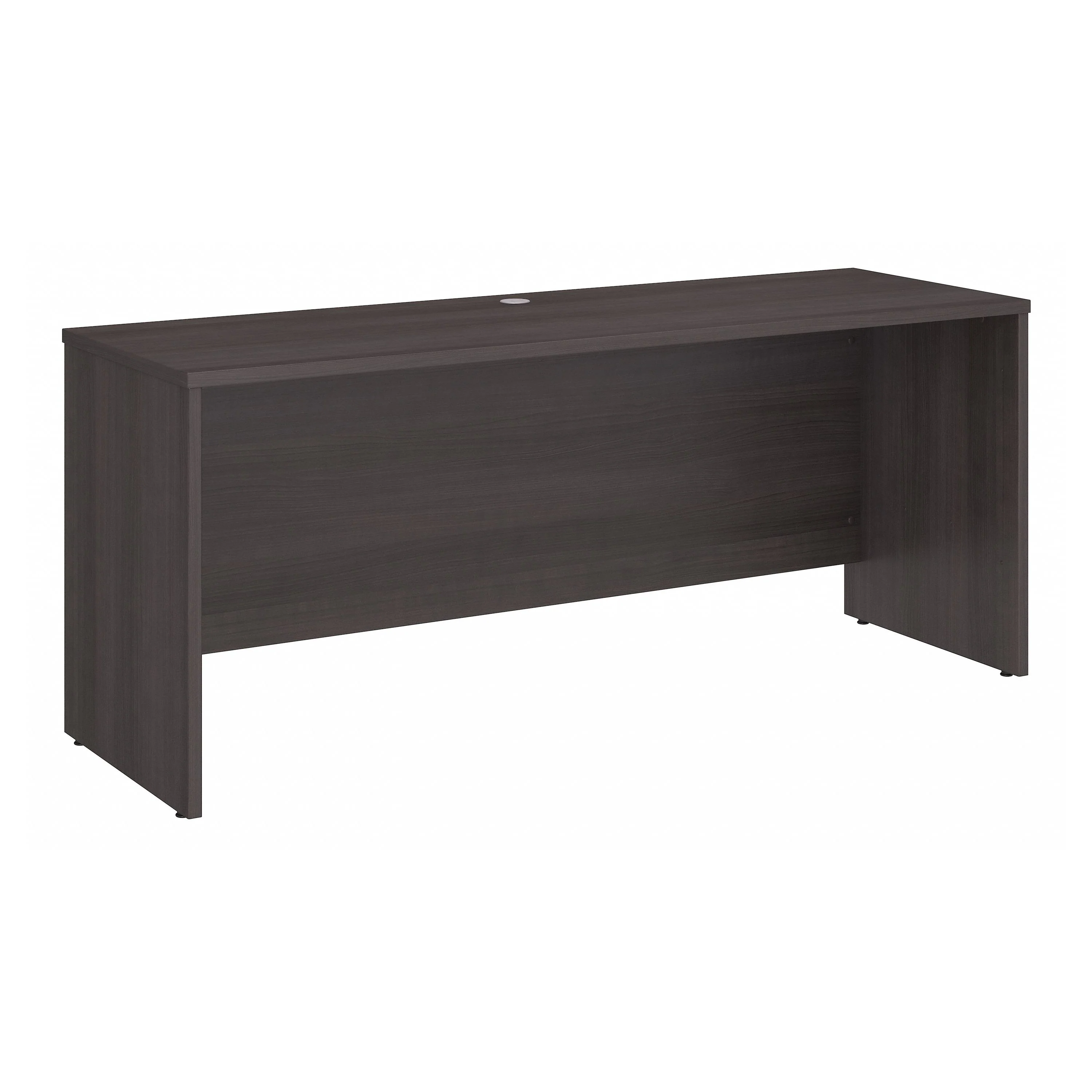 72" Premier Modern Desk with Privacy Panel in Storm Gray - Image 2