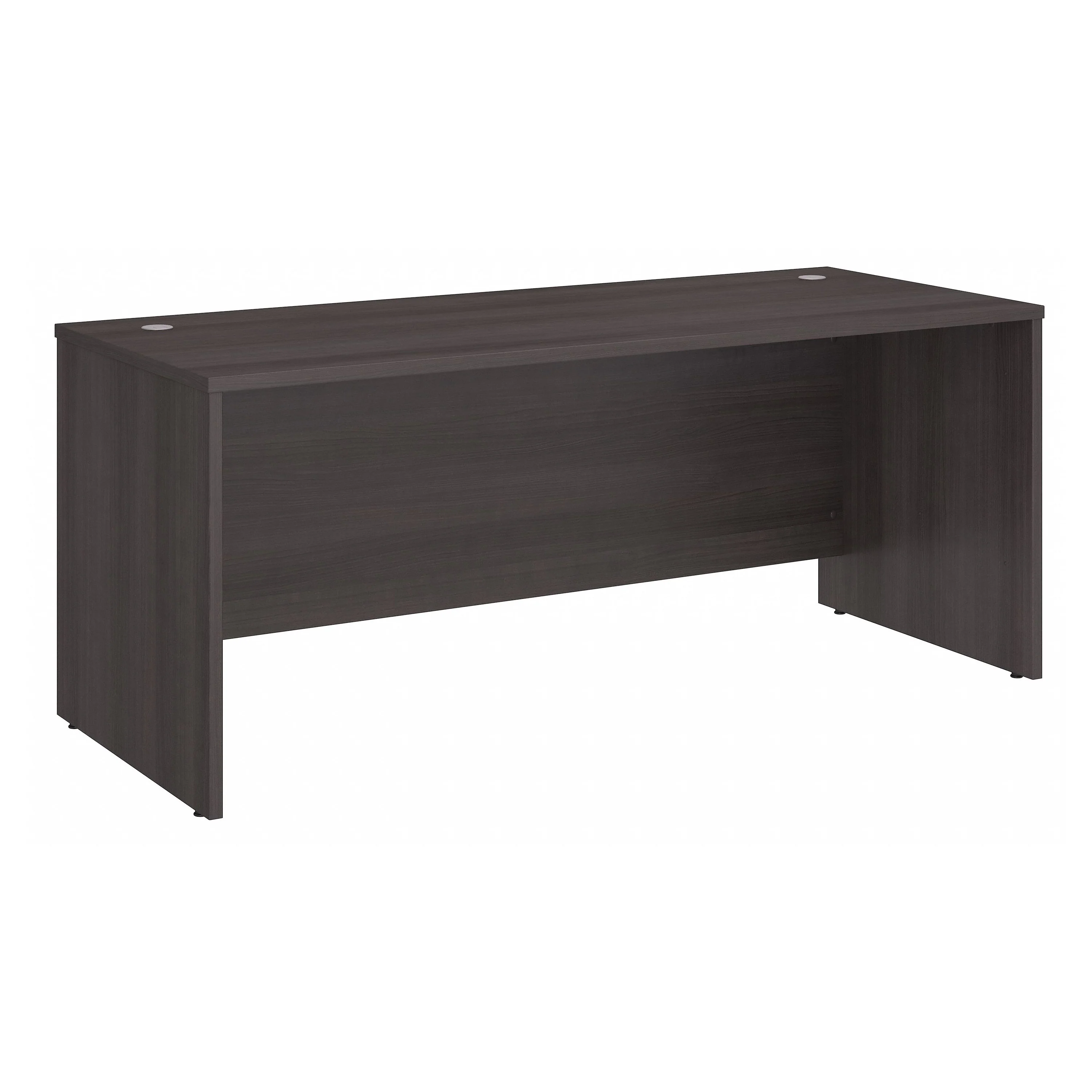 72" Modern Office Desk with Privacy Panel in Storm Gray - Image 2