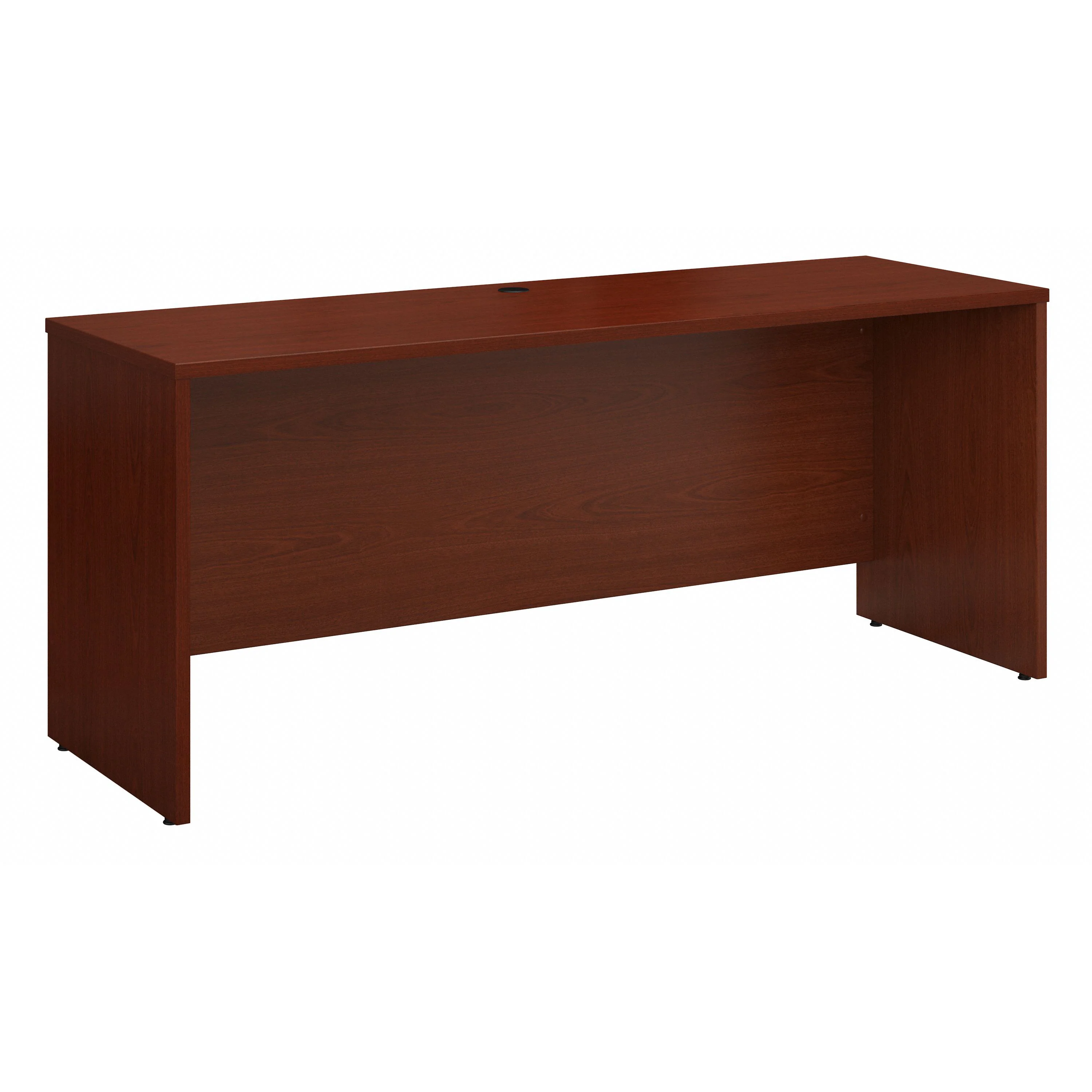 72" Narrow Executive Desk in Mahogany - Image 2
