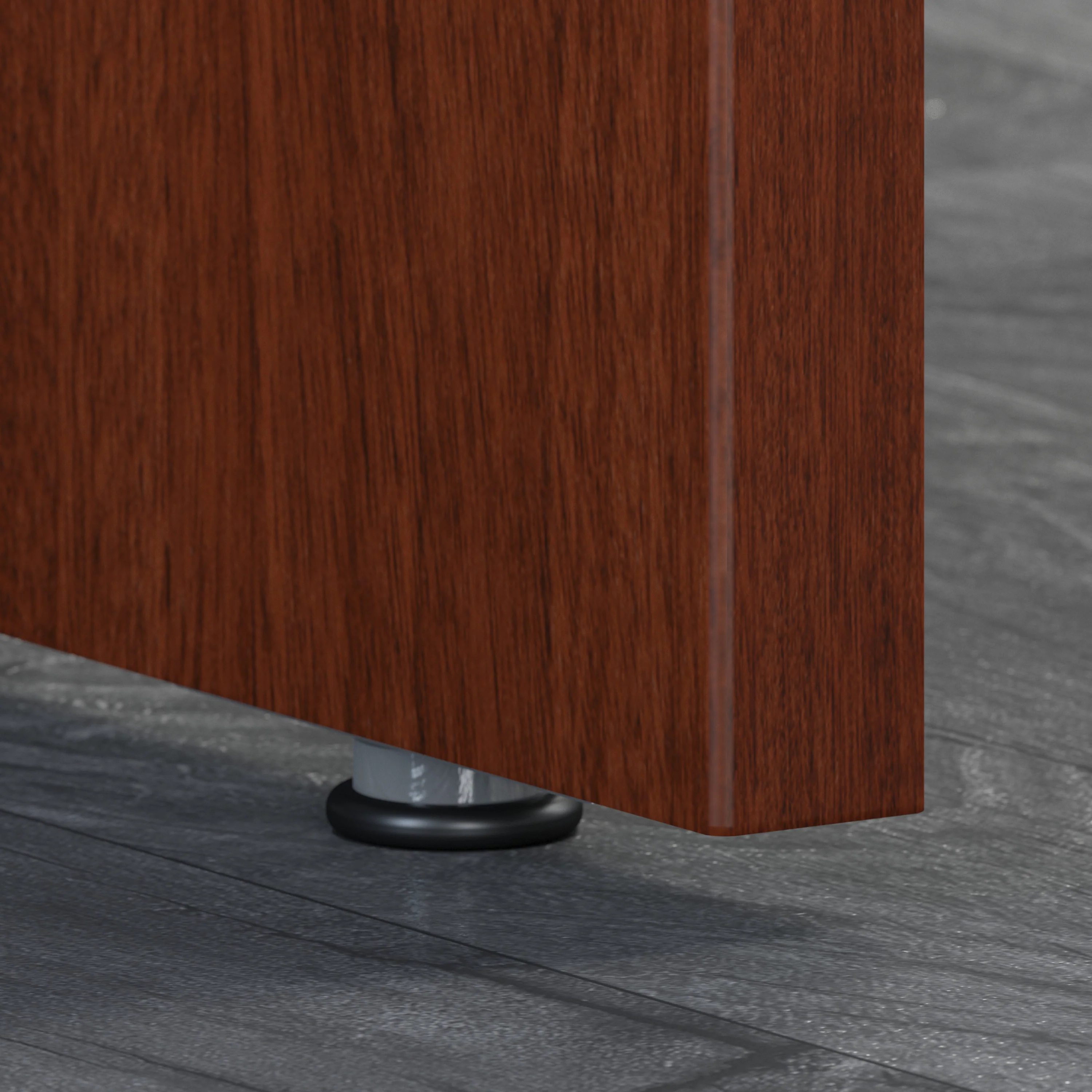 72" Narrow Executive Desk in Mahogany - Image 5