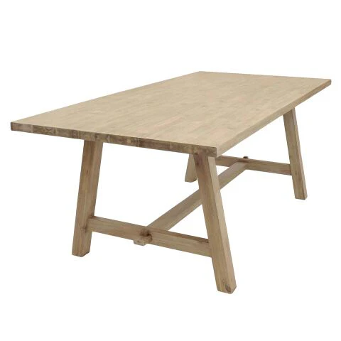 78" Solid Acacia Executive Office Desk or Conference Table in Brushed Smoke - Image 3