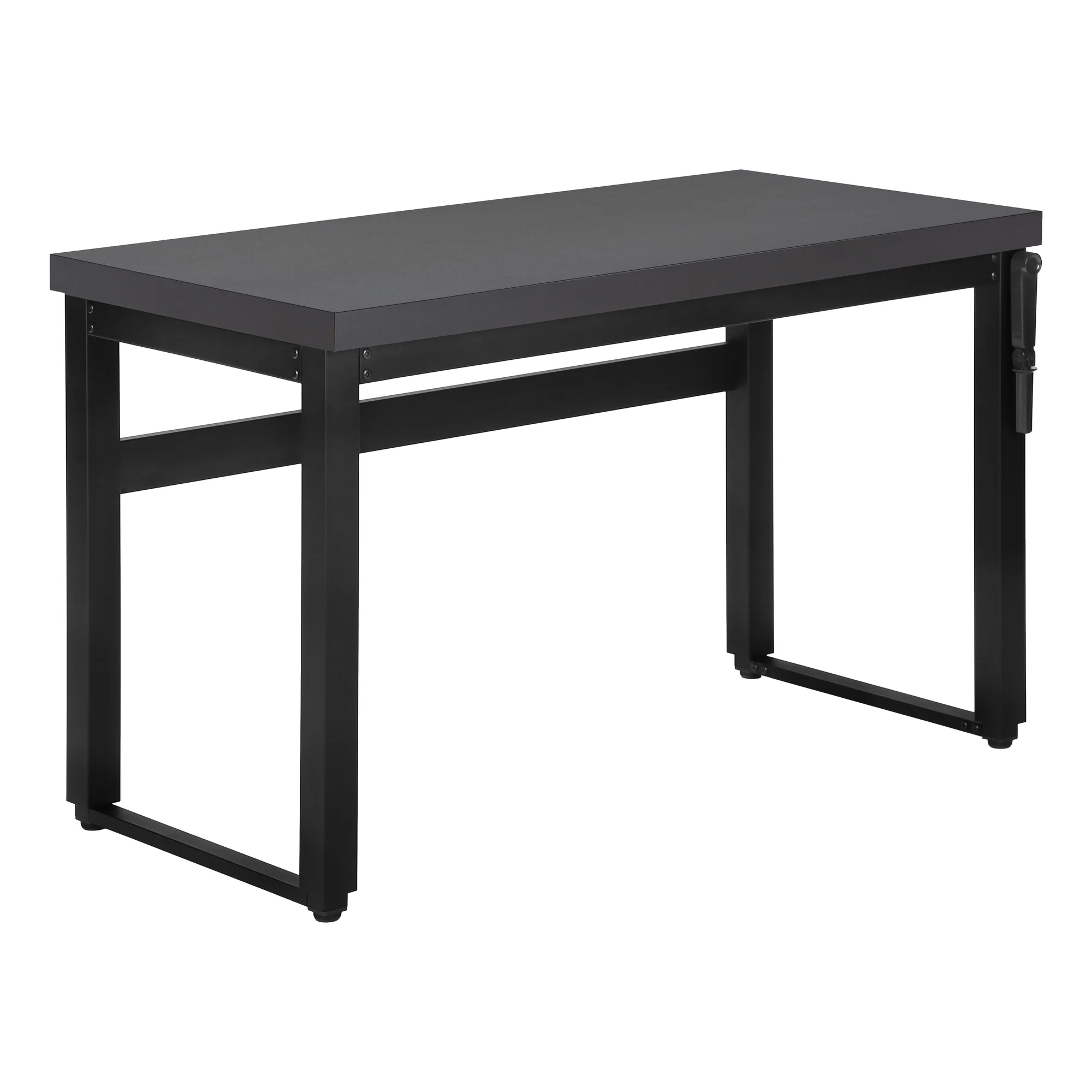 Adjustable Height 47" Grey Home Office Desk - Image 5