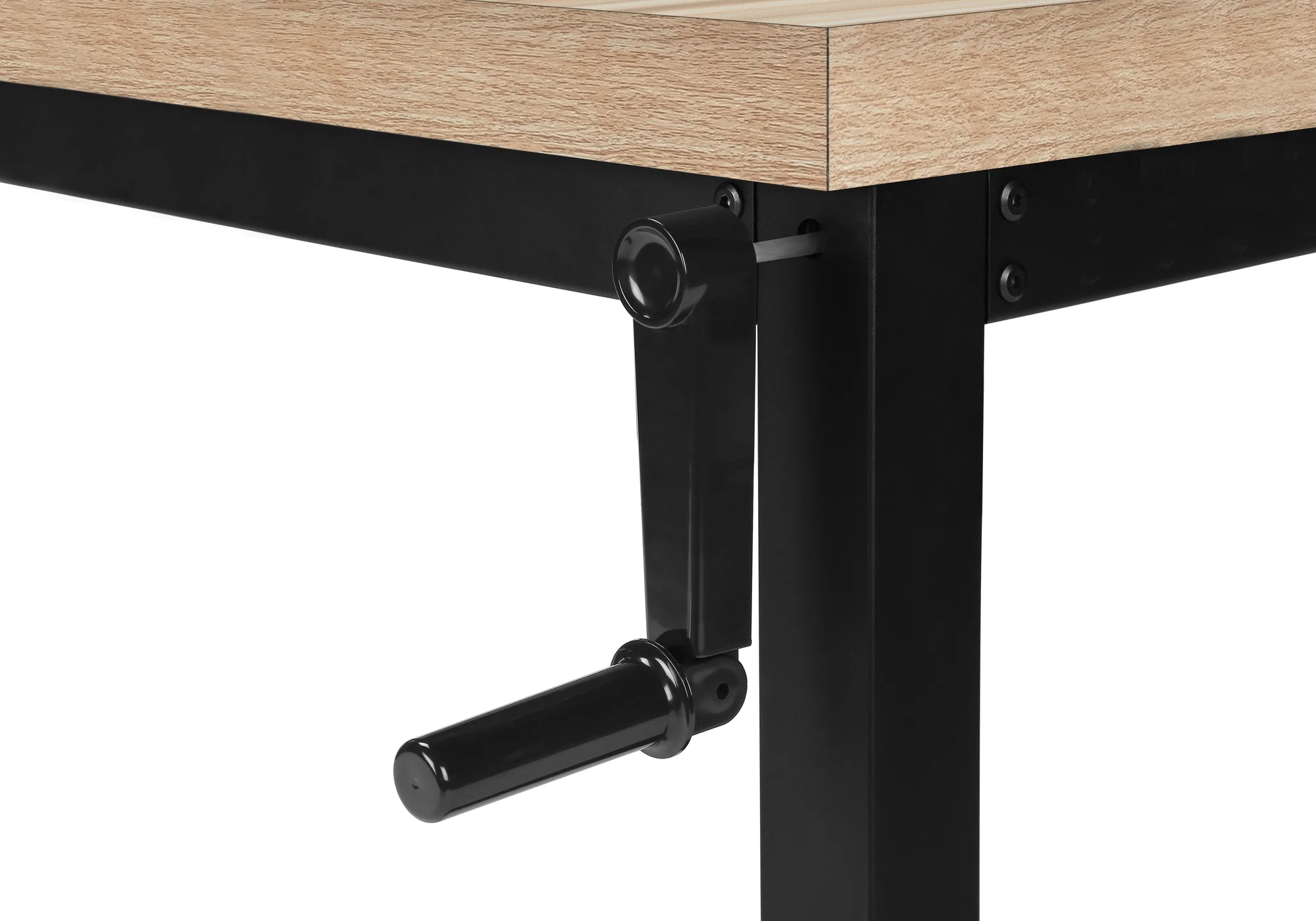 Adjustable Height 47" Natural Home Office Desk - Image 5