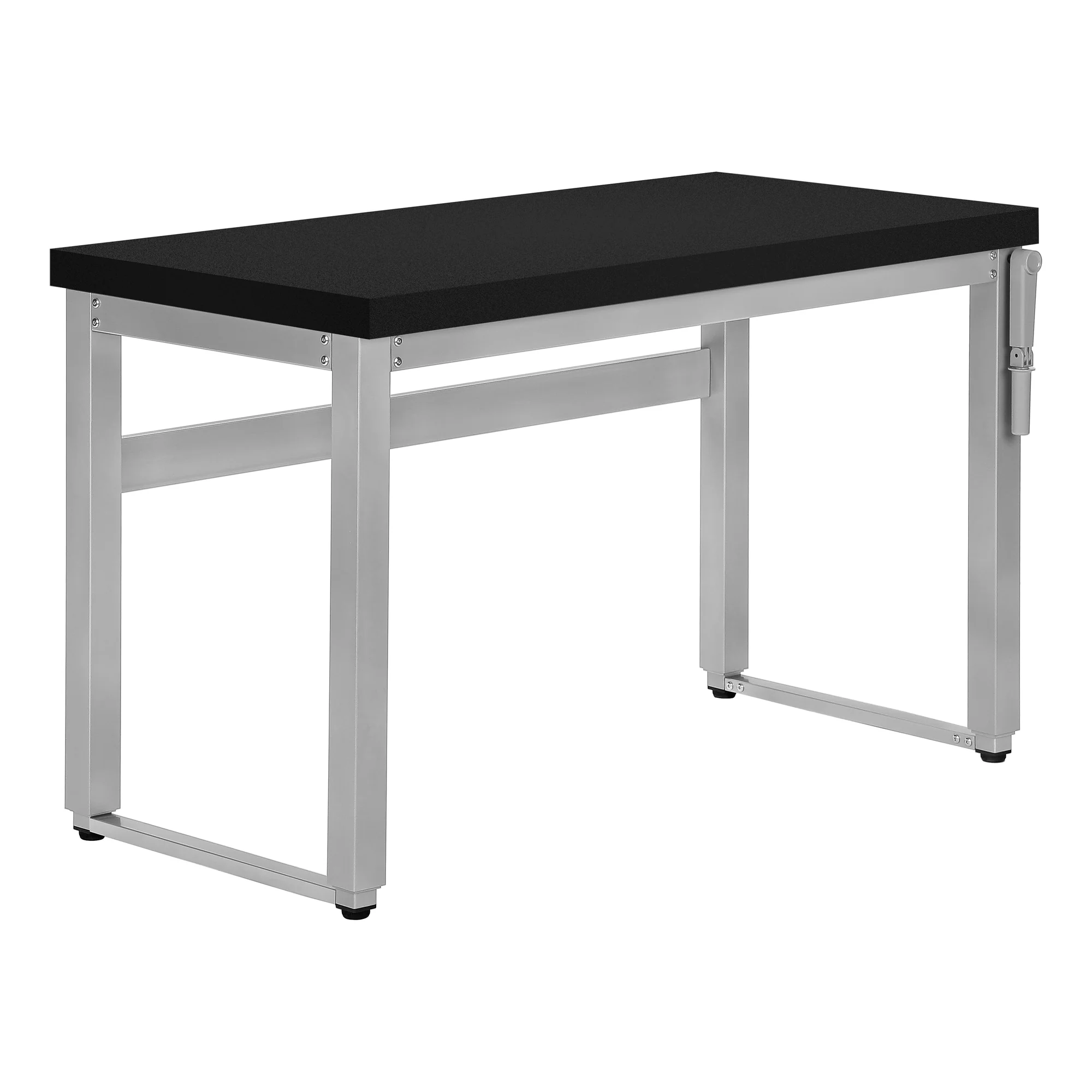 Black and Grey Adjustable Height 47" Home Office Desk - Image 7
