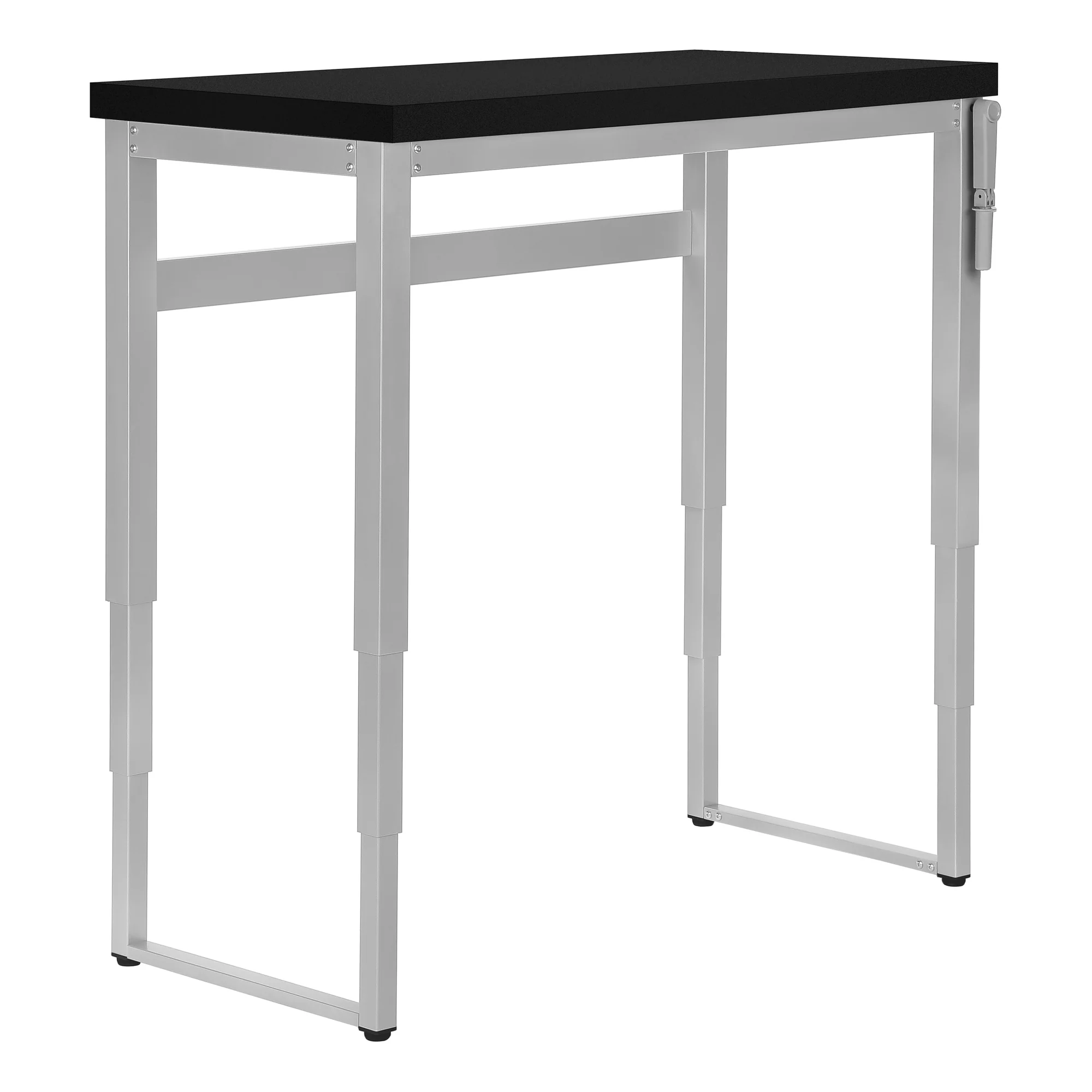 Black and Grey Adjustable Height 47" Home Office Desk - Image 8