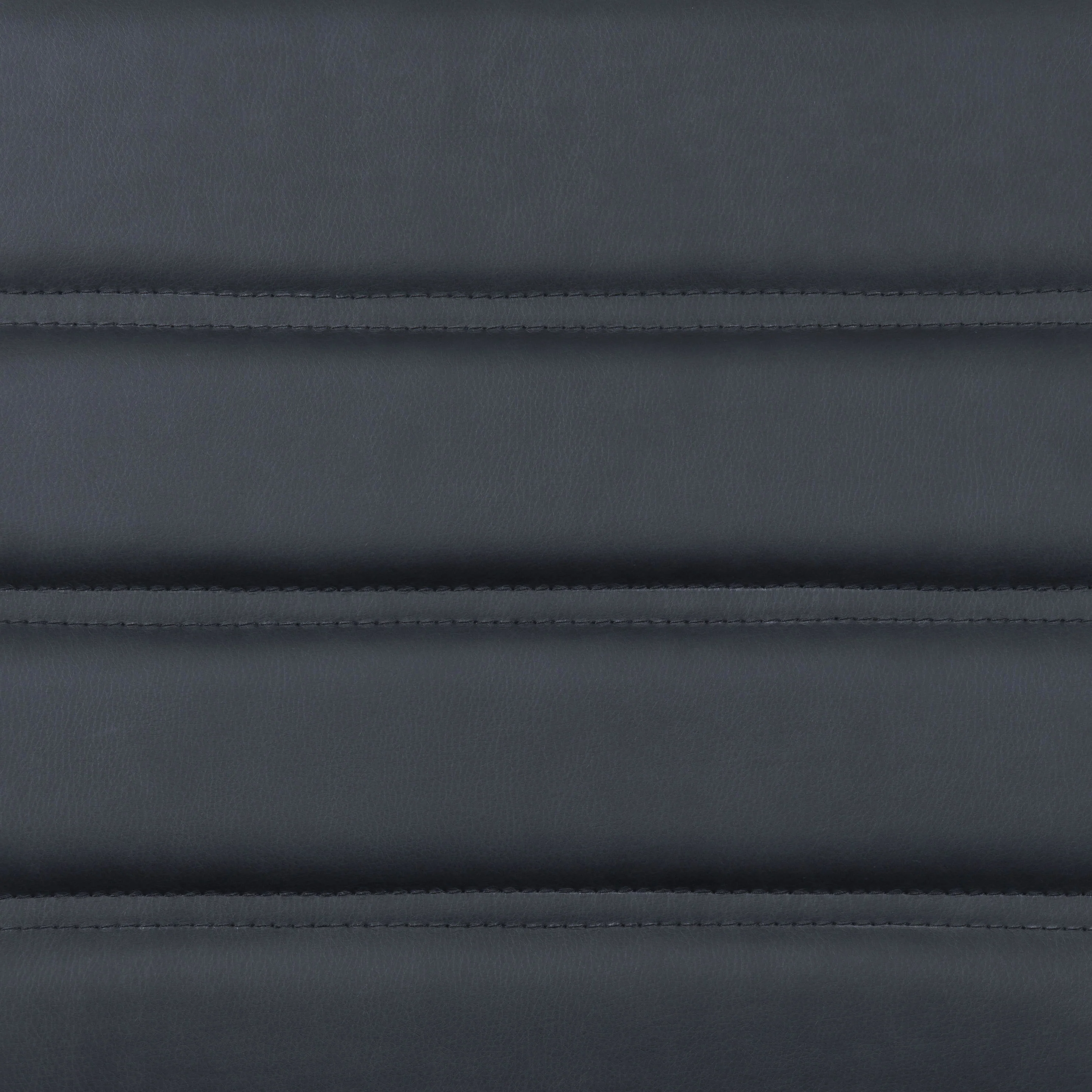 Black Modern Vinyl Office Chair - Image 6