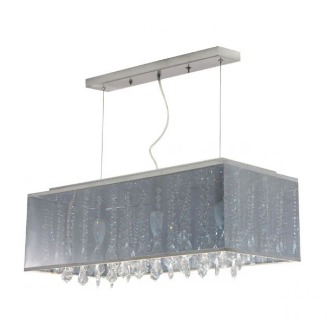 Dramatic Crystalline Ceiling Lamp - Image 3