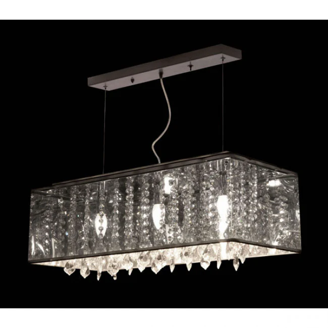 Dramatic Crystalline Ceiling Lamp - Image 4