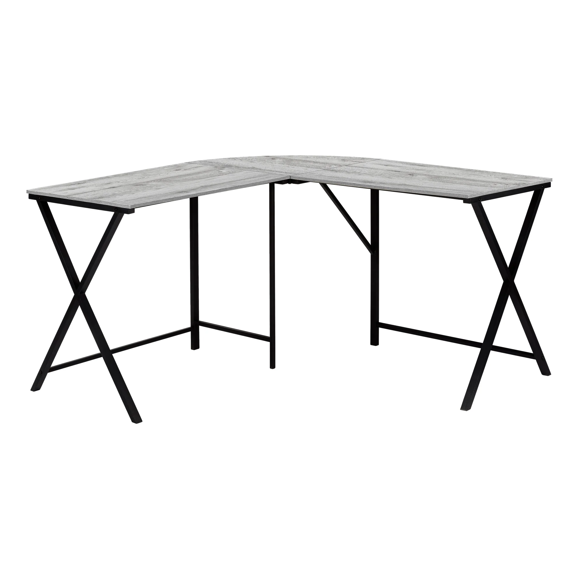 Ergonomic Corner Desk in Gray - Image 2