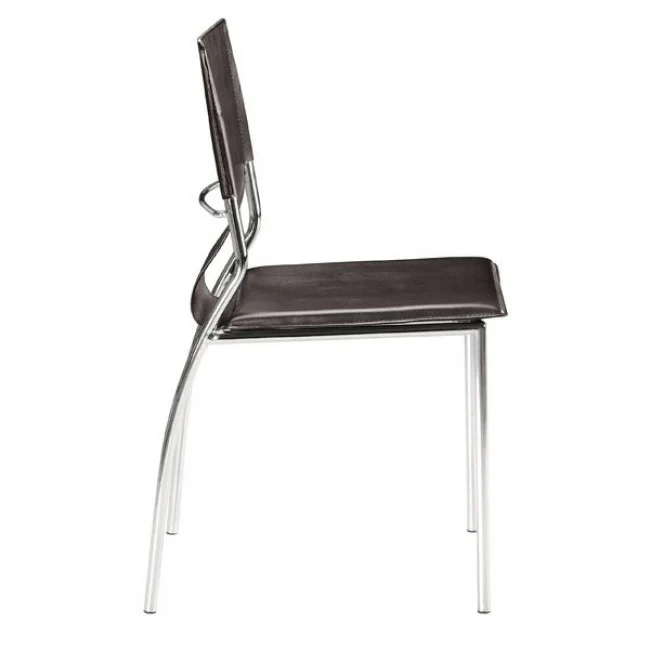 Classic Espresso Leatherette Guest or Conference Chair (Set of 4) - Image 2