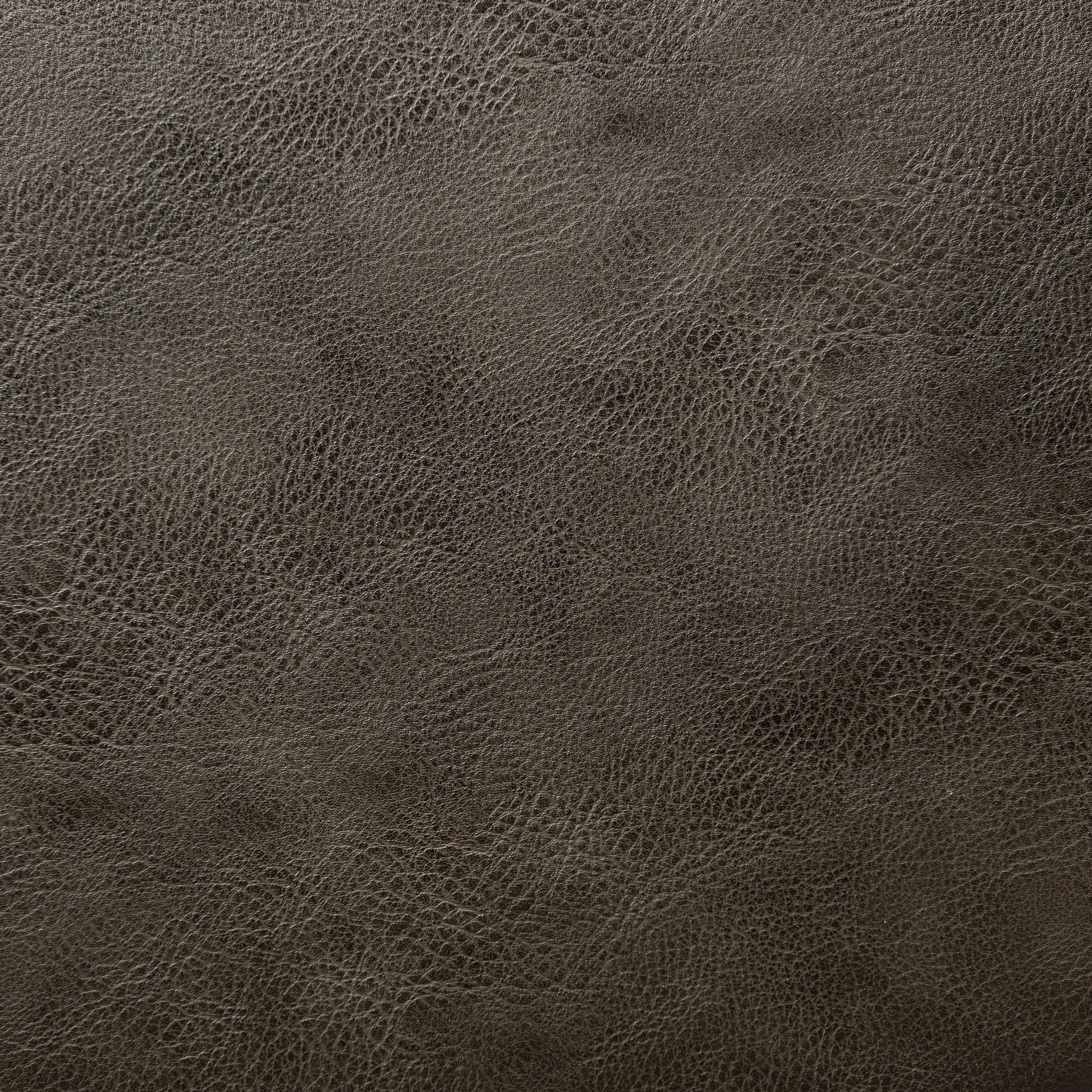 Gray Leatherette and Fabric Guest Armchair - Image 6