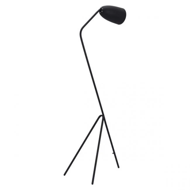 Unique & Sleek Tripod-Style Office Floor Lamp in Black - Image 5