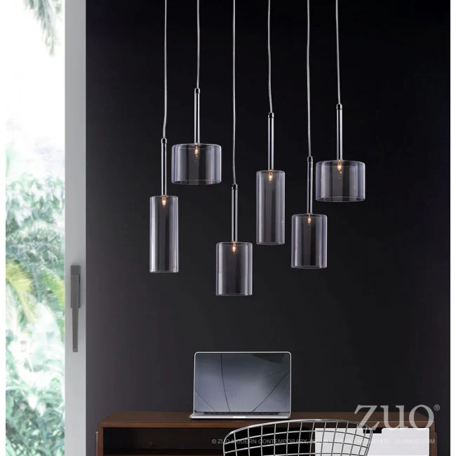 Artistic Clear Glass Shade Hanging Lamps - Image 4
