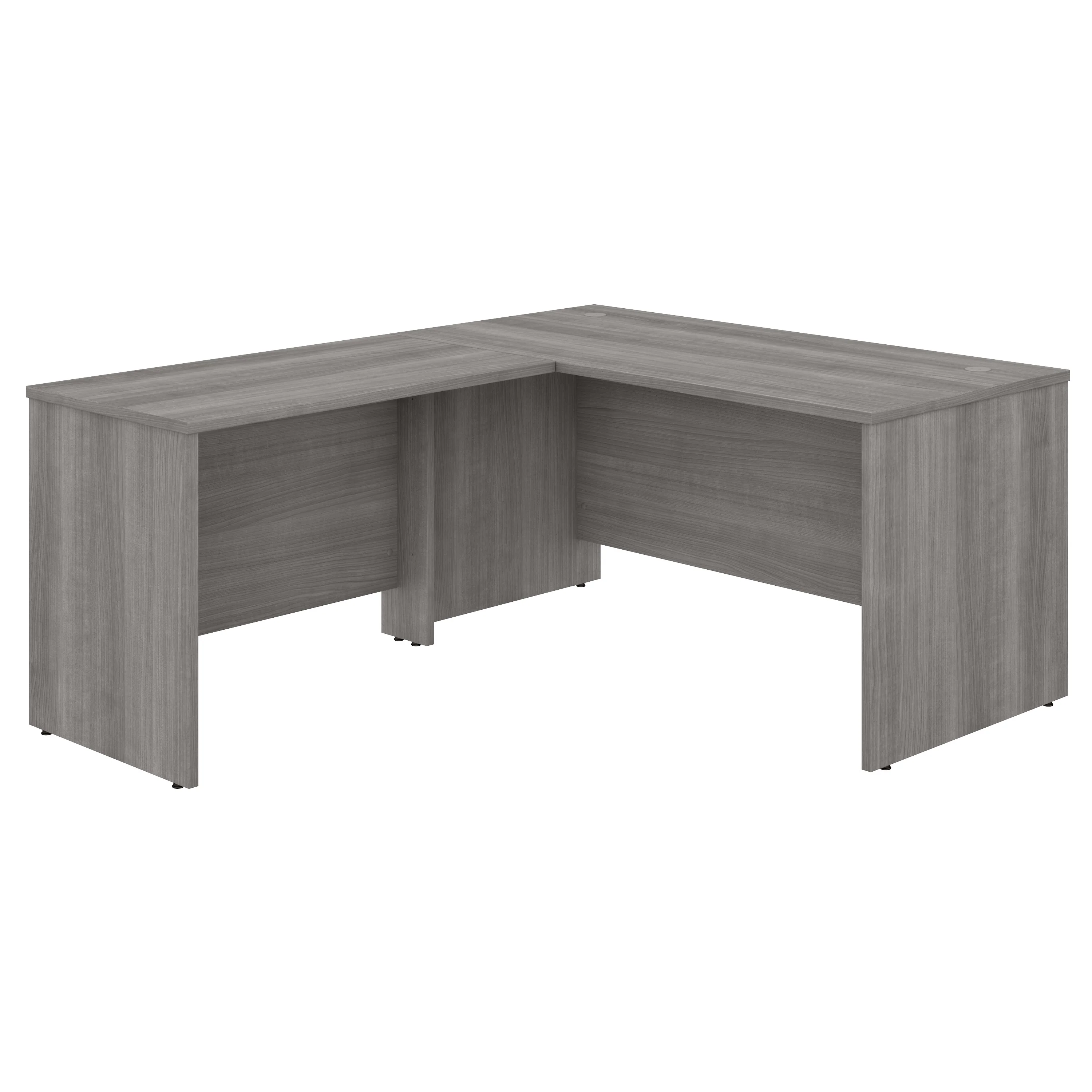 Platinum Gray 60" x 72" Reversible L-shaped Desk - Image 2