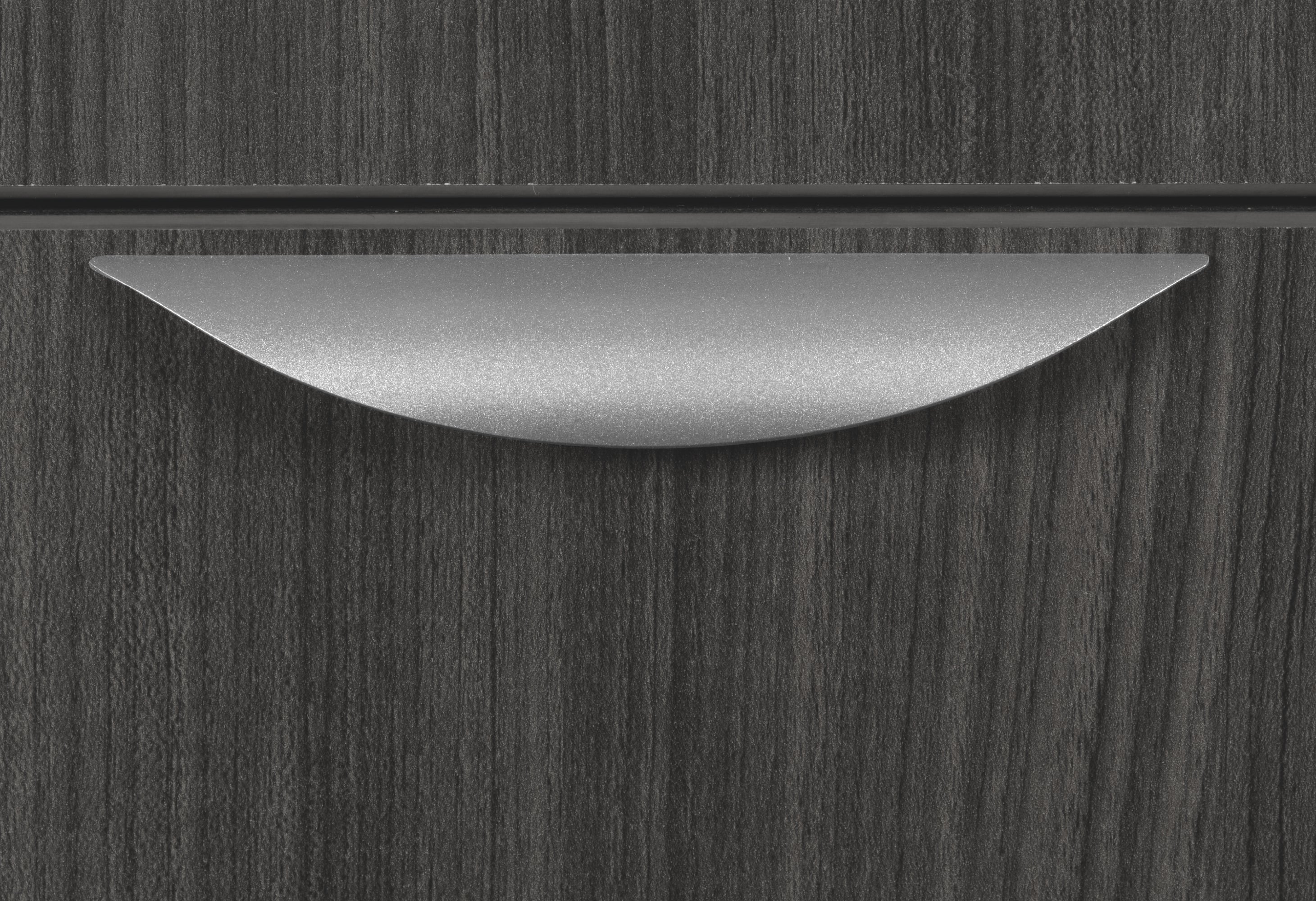 Premium Ash Gray U-shaped Desk with Locking Pedestal & Wire Management - Image 7