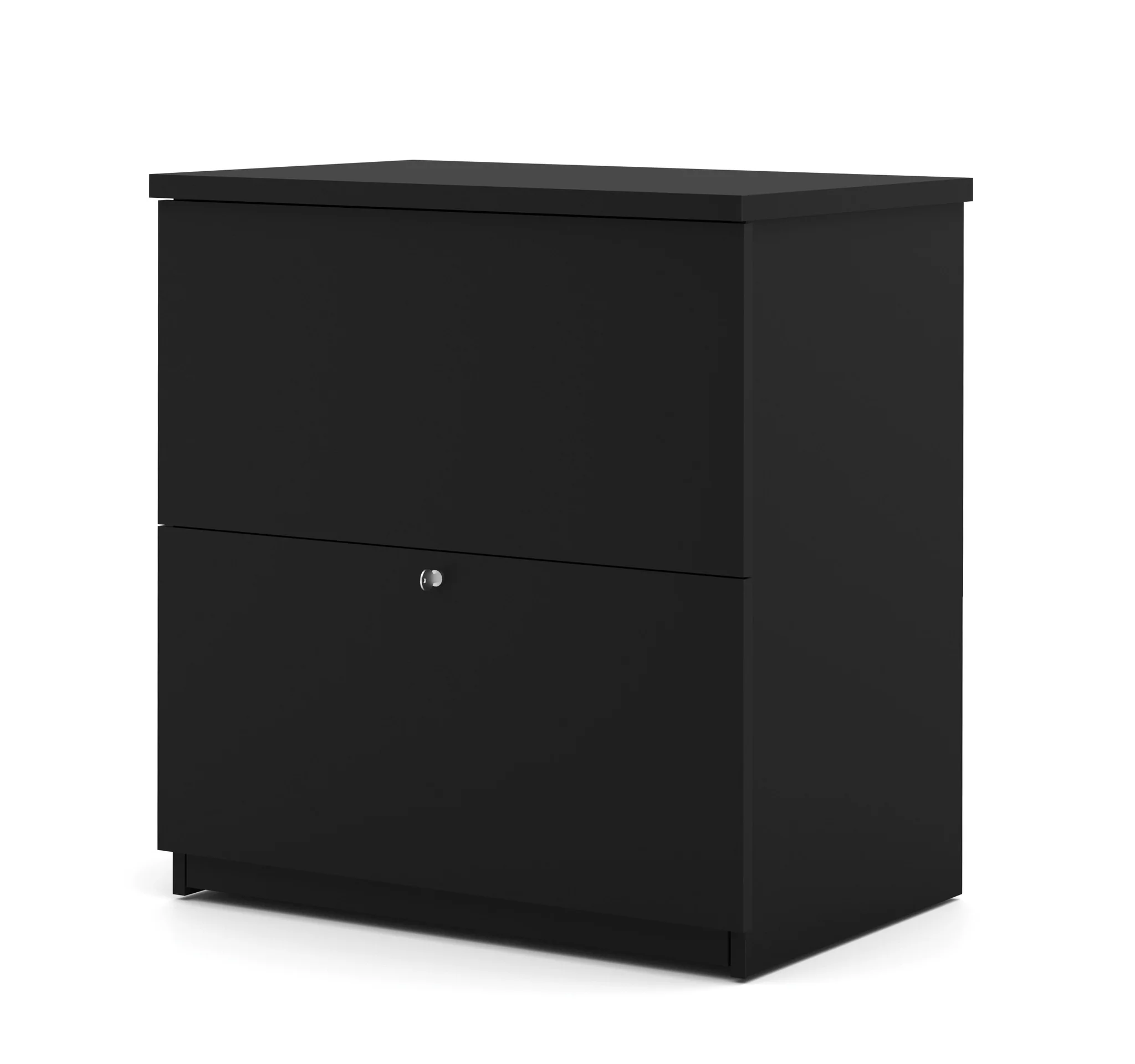 Premium L-shaped Desk with Hutch in Deep Gray & Black - Image 4
