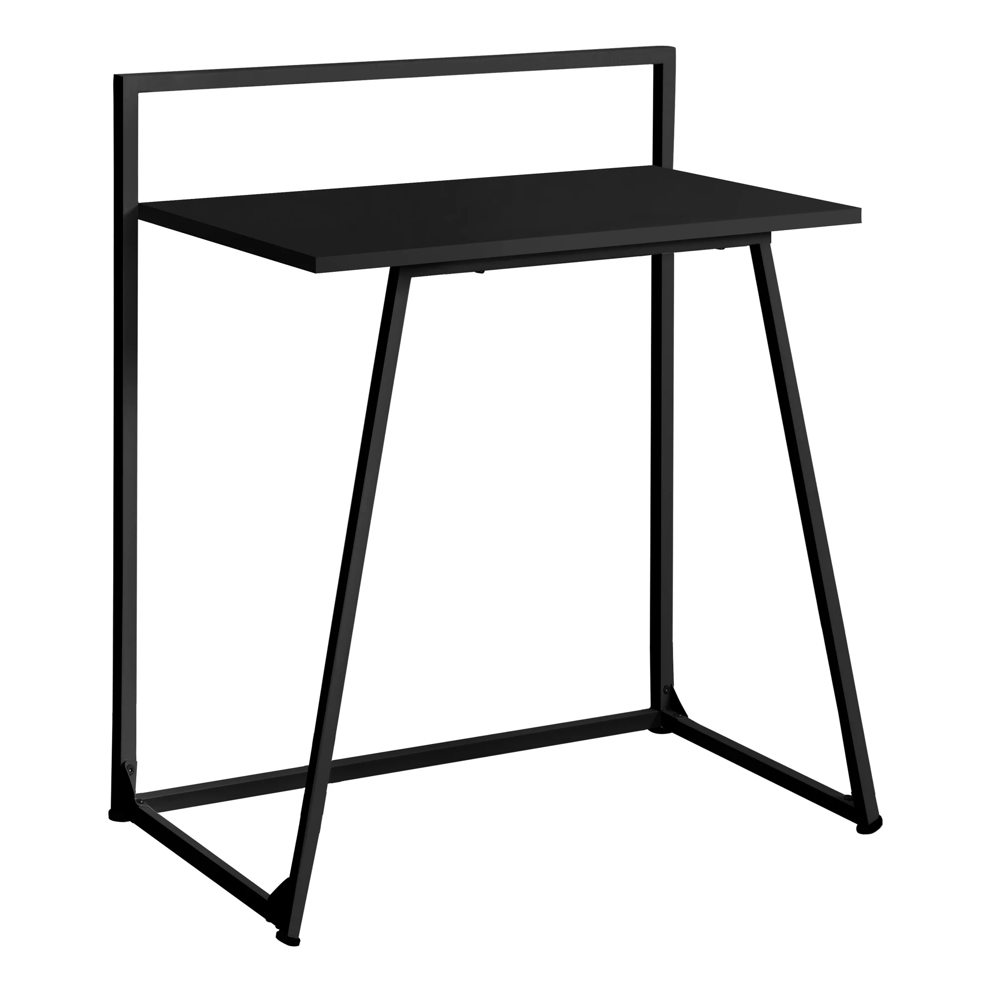 Simple Desk with Metal Frame in Black - Image 2