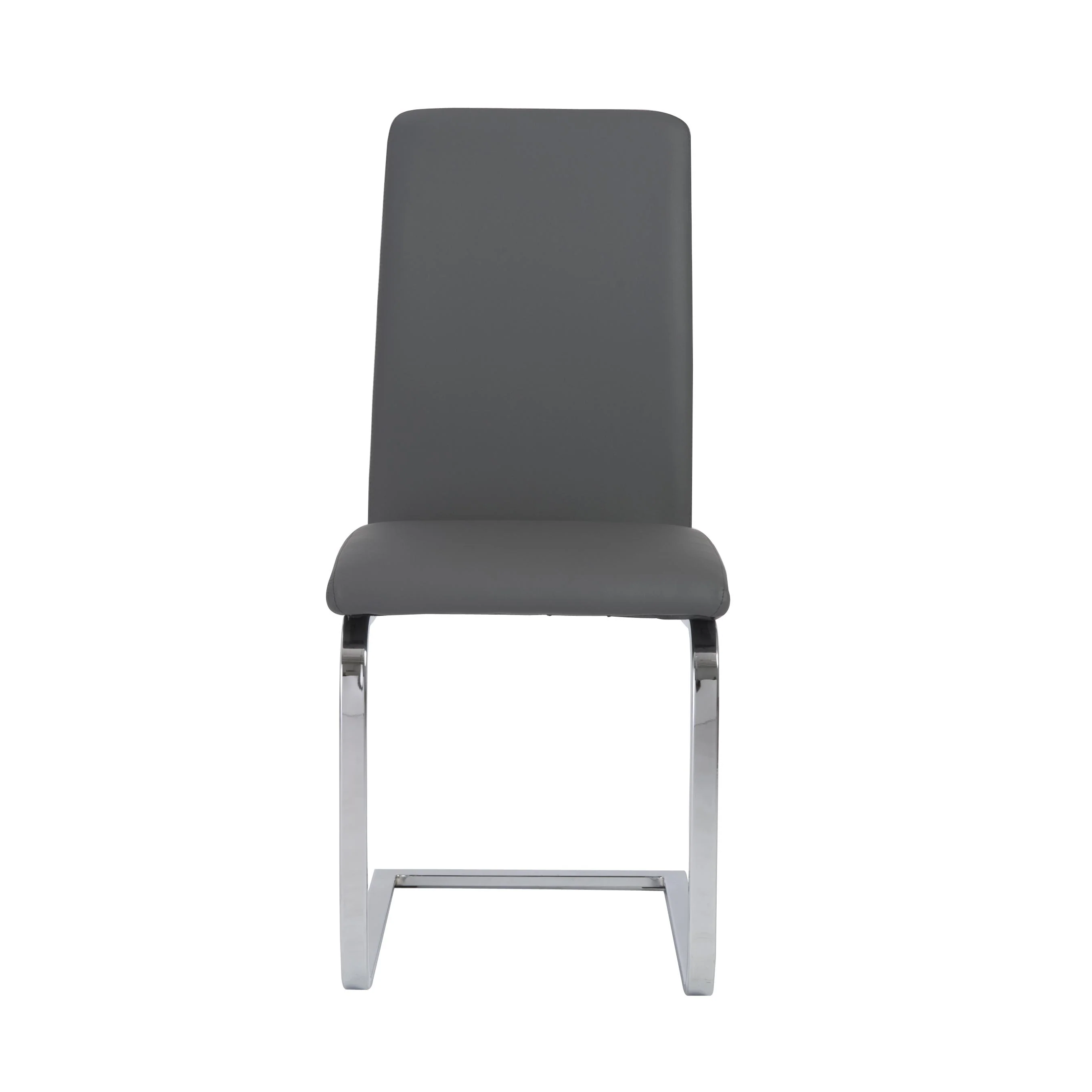 Sophisticated Black Leatherette Guest or Conference Chair (Set of 2) - Image 2