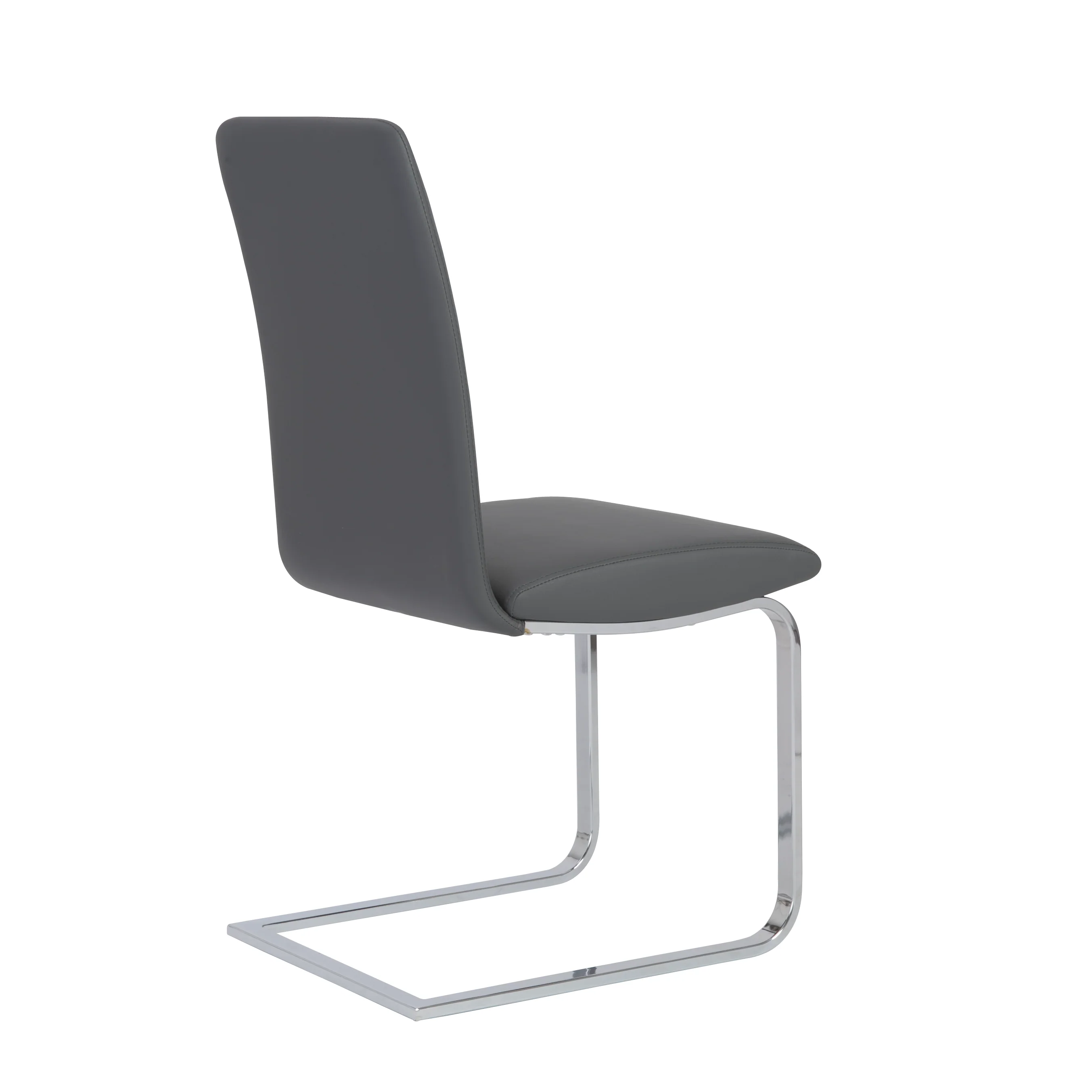 Sophisticated Black Leatherette Guest or Conference Chair (Set of 2) - Image 4