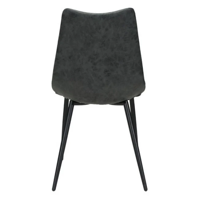 Classic Tufted Black Leatherette Guest or Conference Chairs (Set of 2) - Image 4