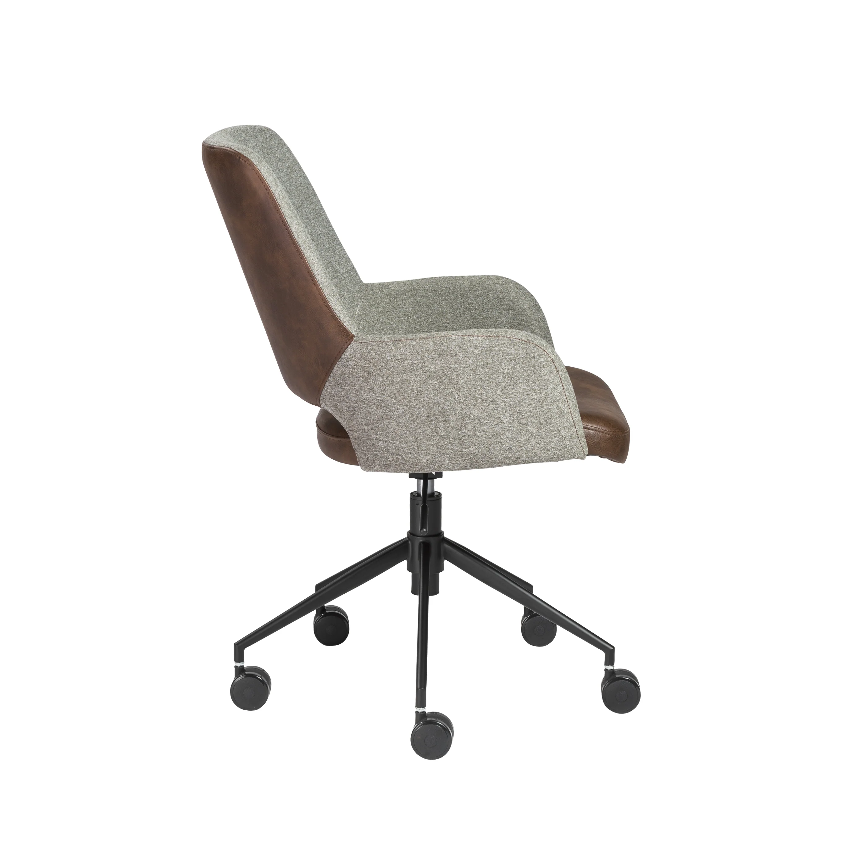 Tweed Office Chair in Light Brown - Image 2