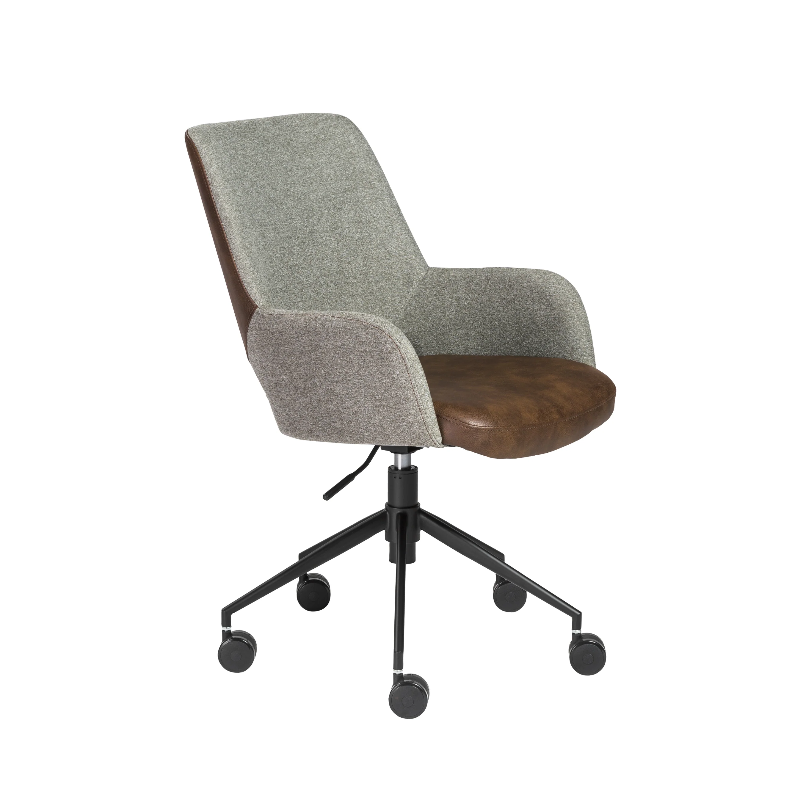 Tweed Office Chair in Light Brown - Image 3