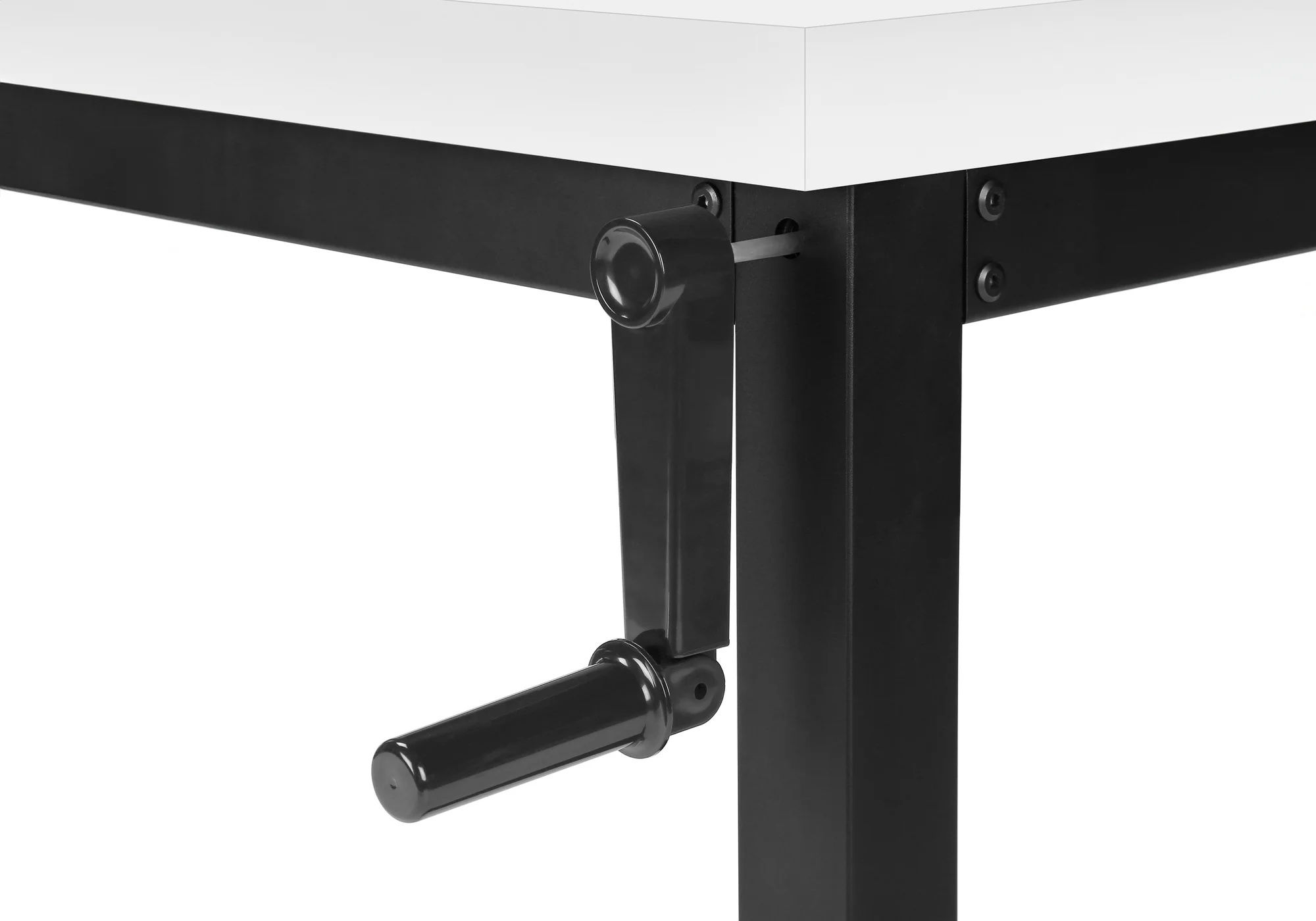 White Adjustable Height 47" Home Office Desk - Image 8