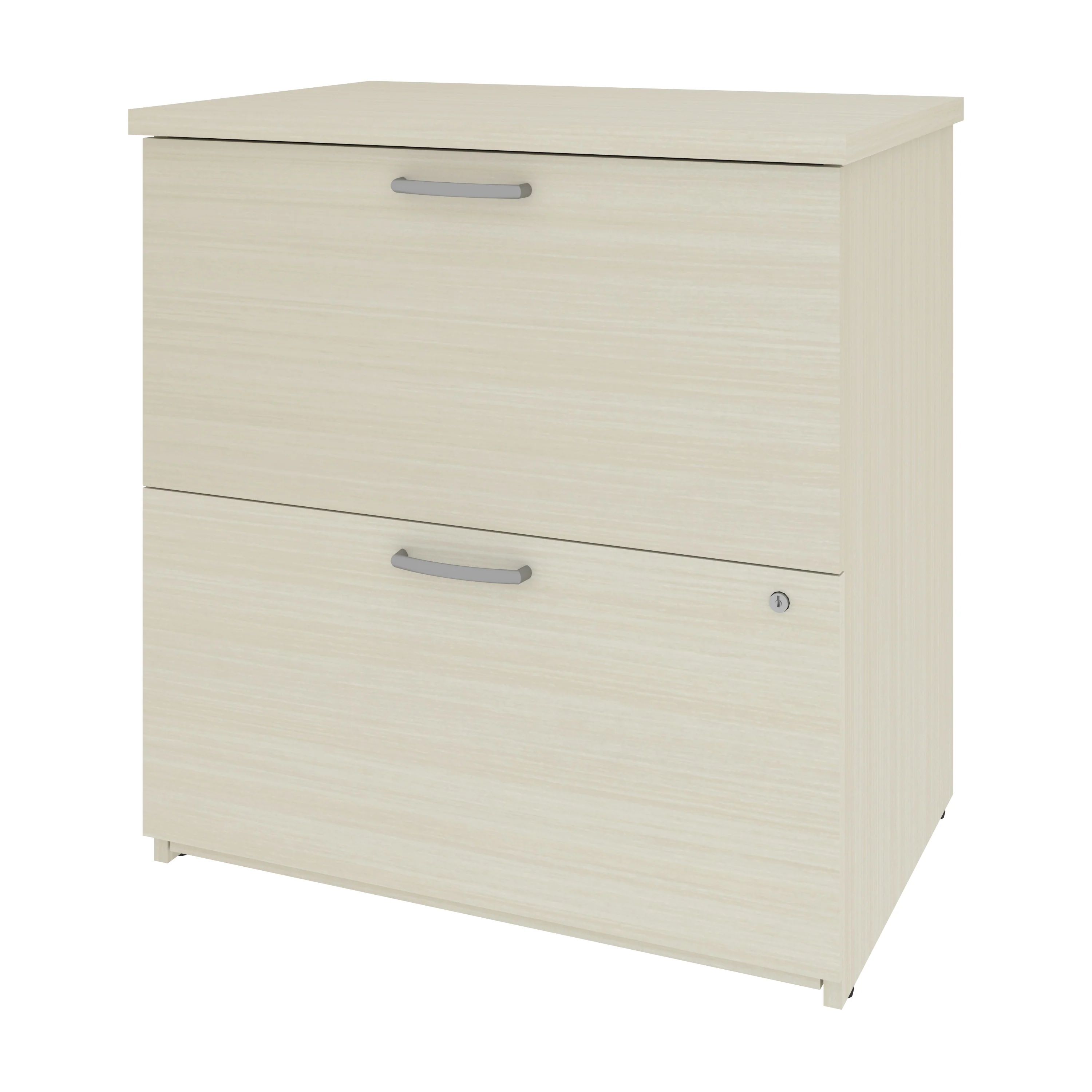 White Chocolate Premium Modern U-shaped Desk with Hutch - Image 7