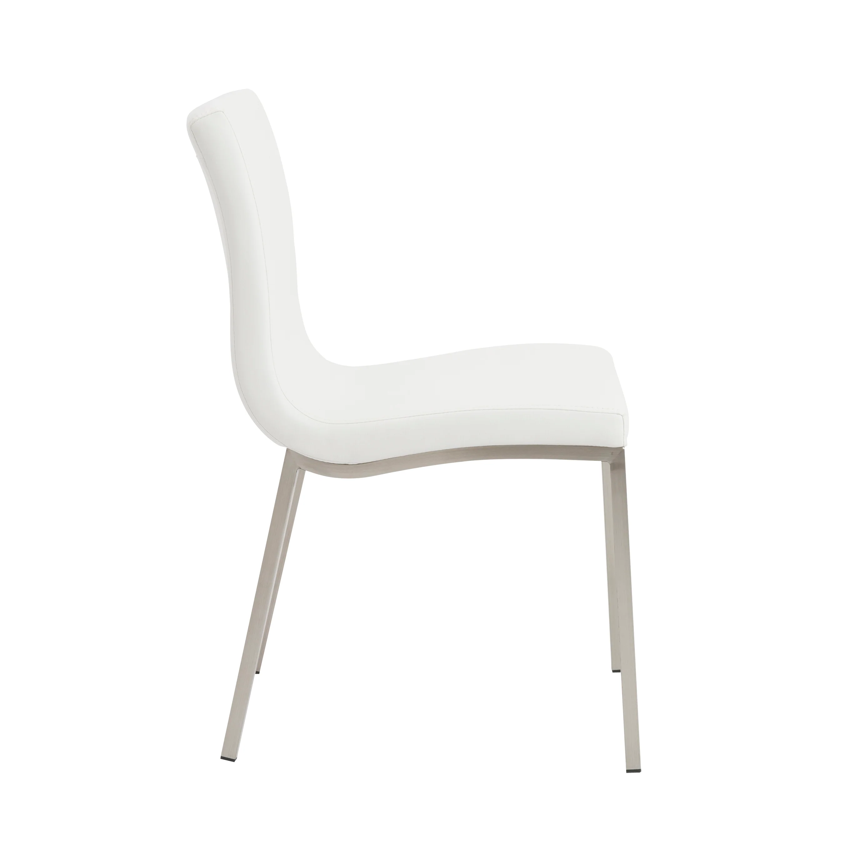 Contemporary Comfortable White Guest or Conference Chair (Set of 2) - Image 2