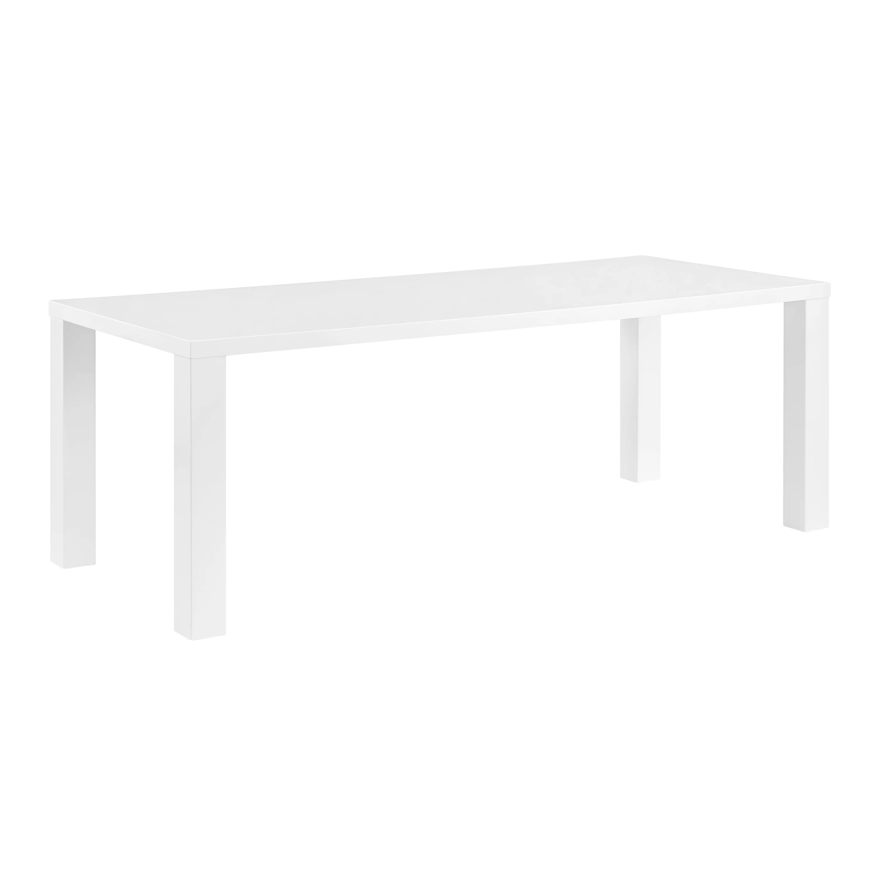 White Rectangle 84.5" Conference Table - Image 3