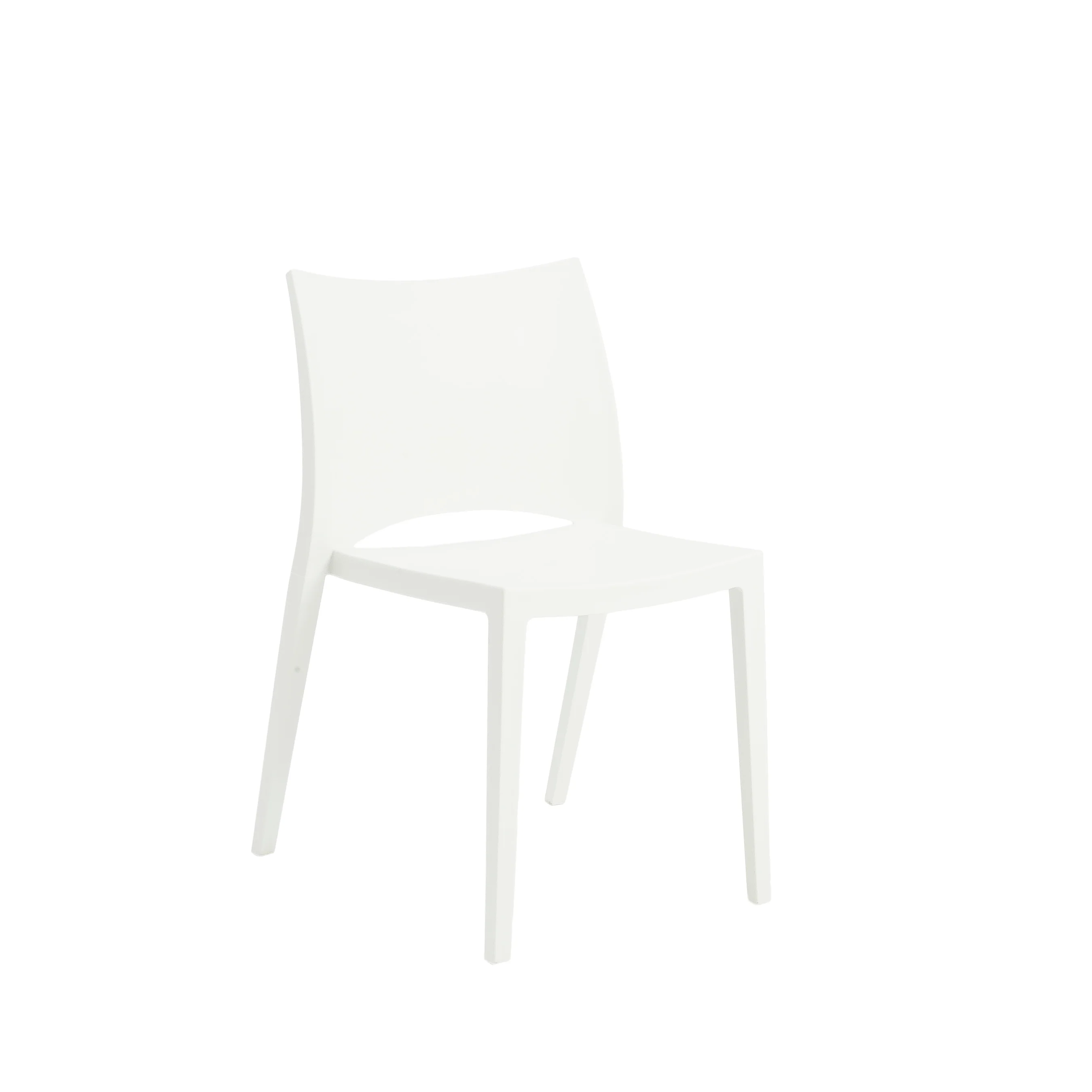 White Stackable Indoor/Outdoor Guest or Conference Chairs (set of 2) - Image 2